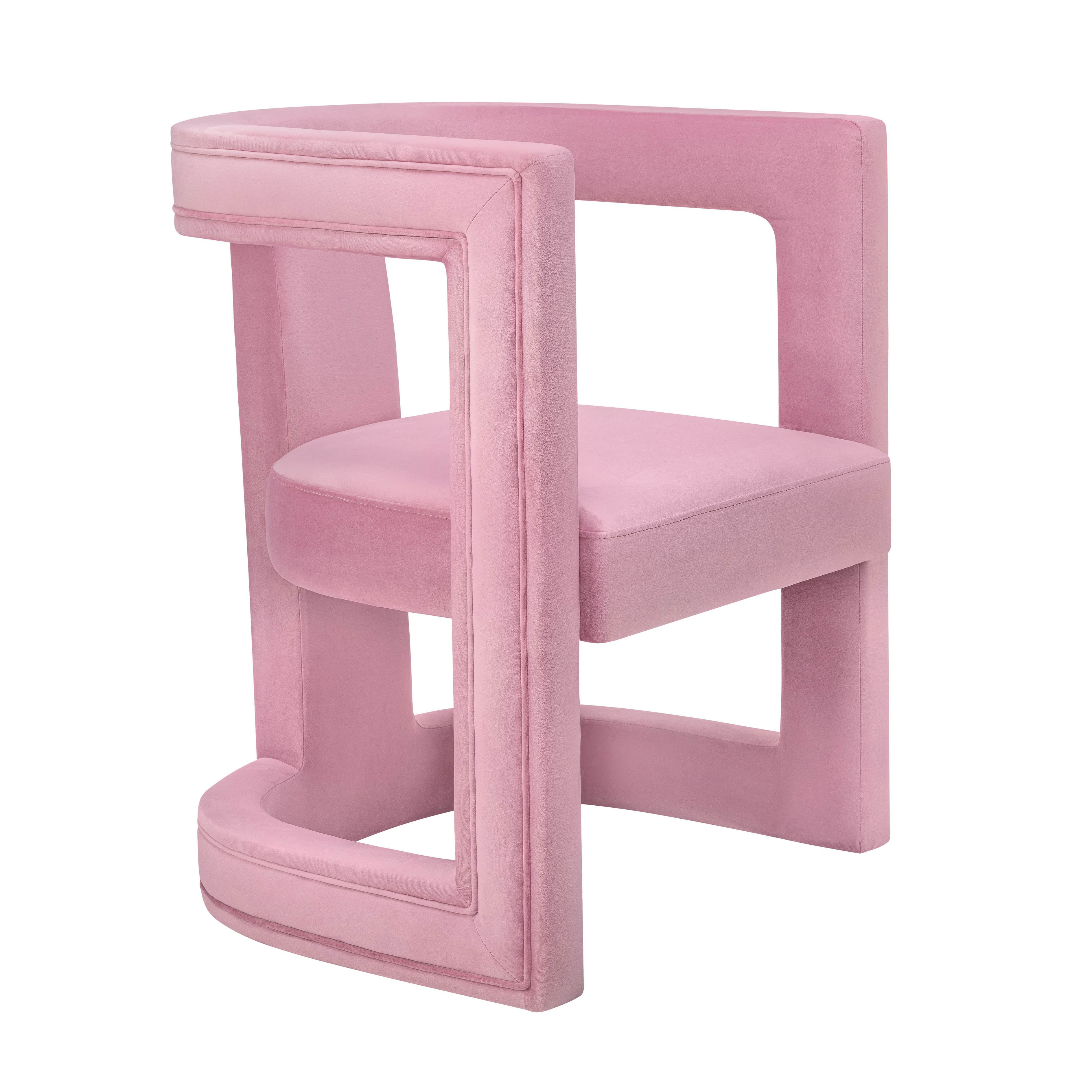 Ada Pink Velvet Chair - TOV-A209