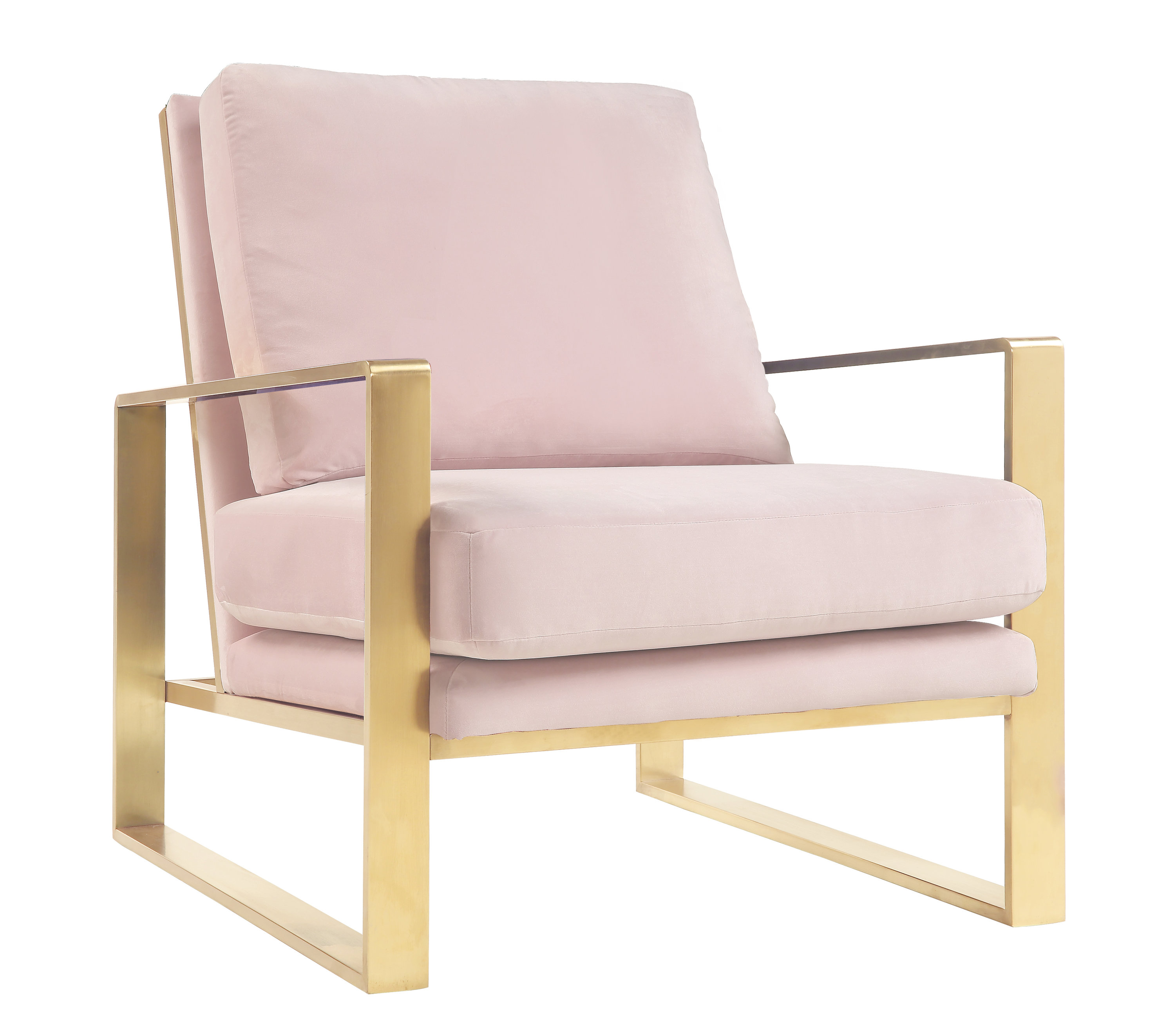 image of Mott Blush Velvet Chair with sku:TOV-A213