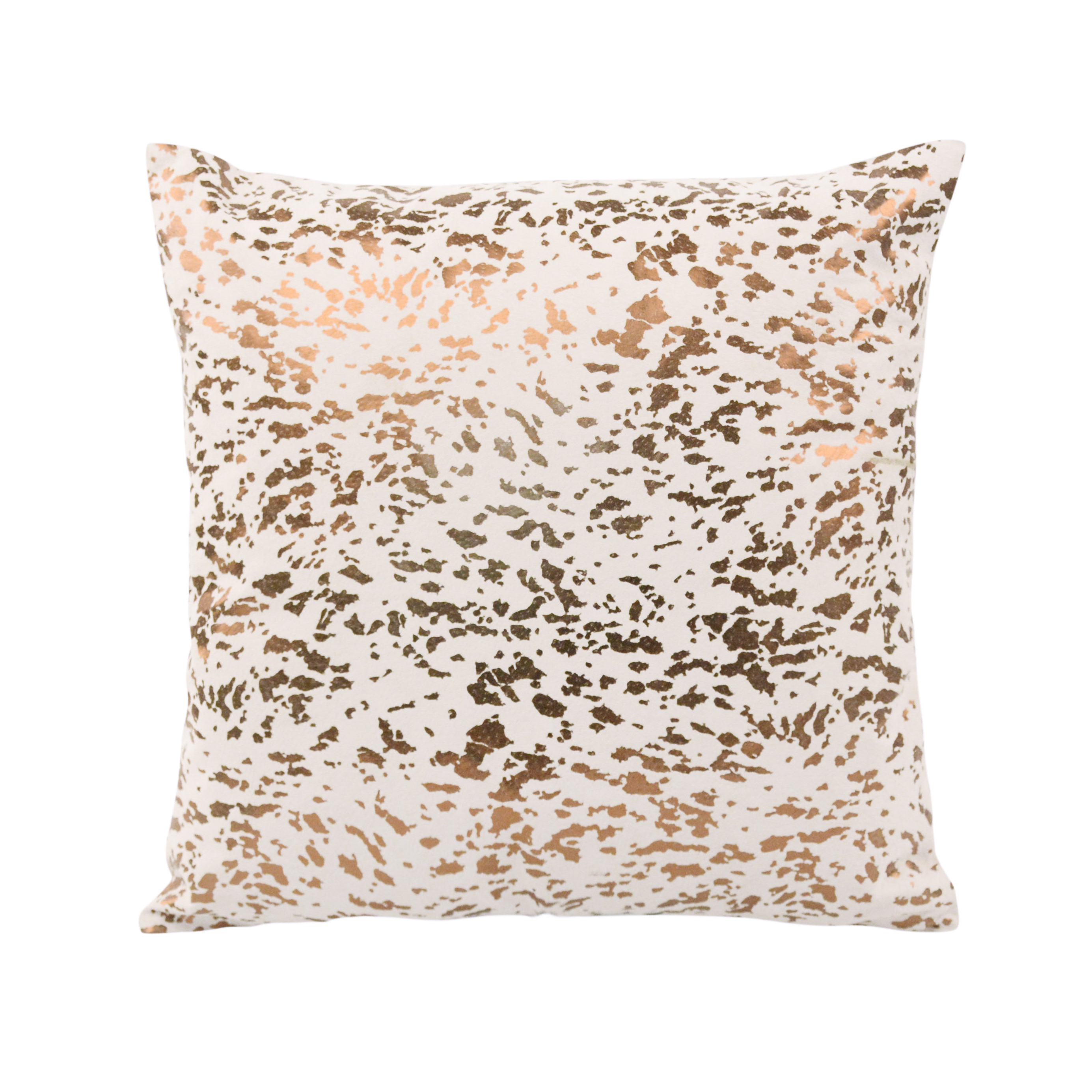 image of Leather Speckled Gold Pillow with sku:TOV-C5719