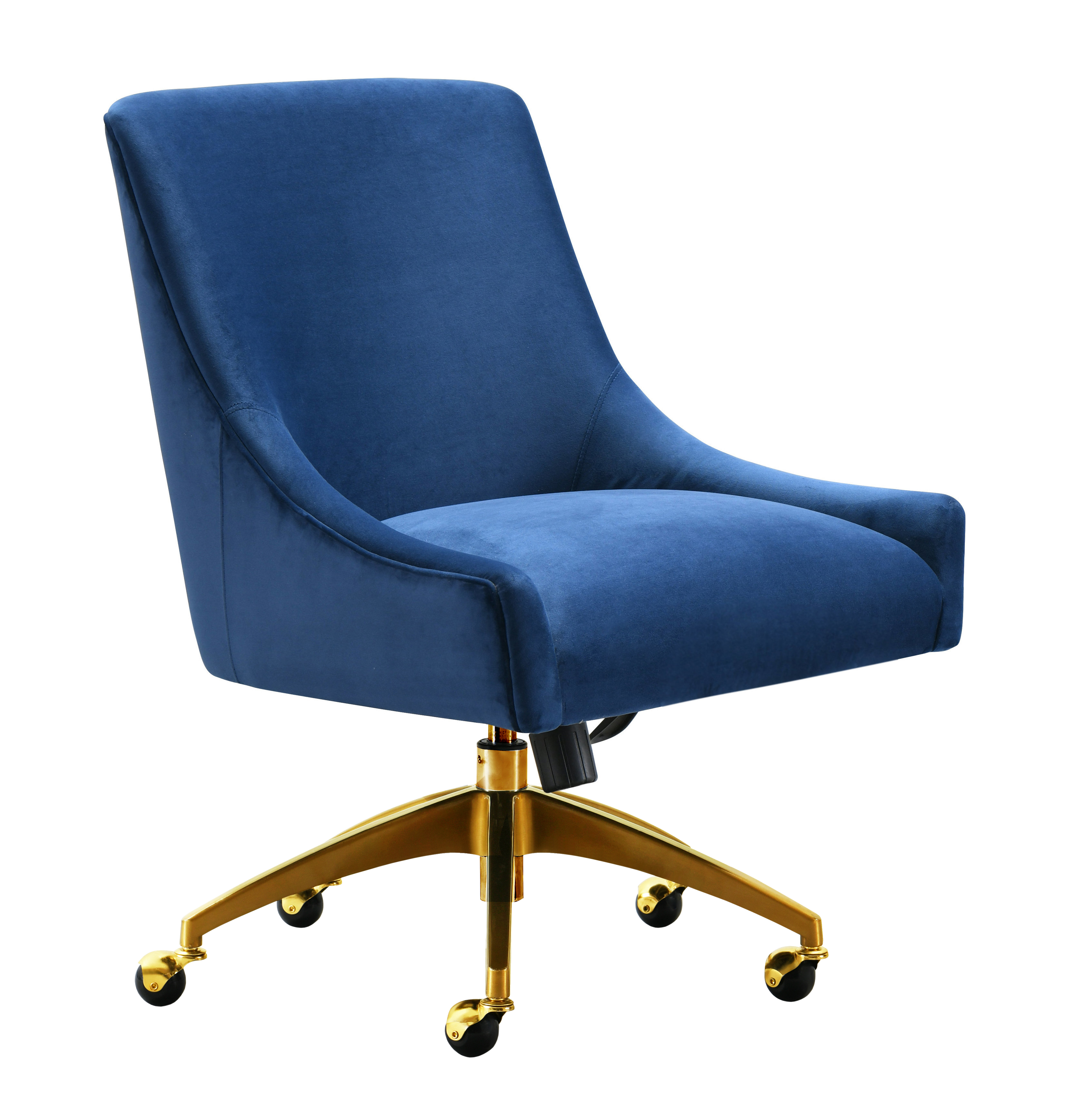 image of Beatrix Navy Office Swivel Chair with sku:TOV-H7233