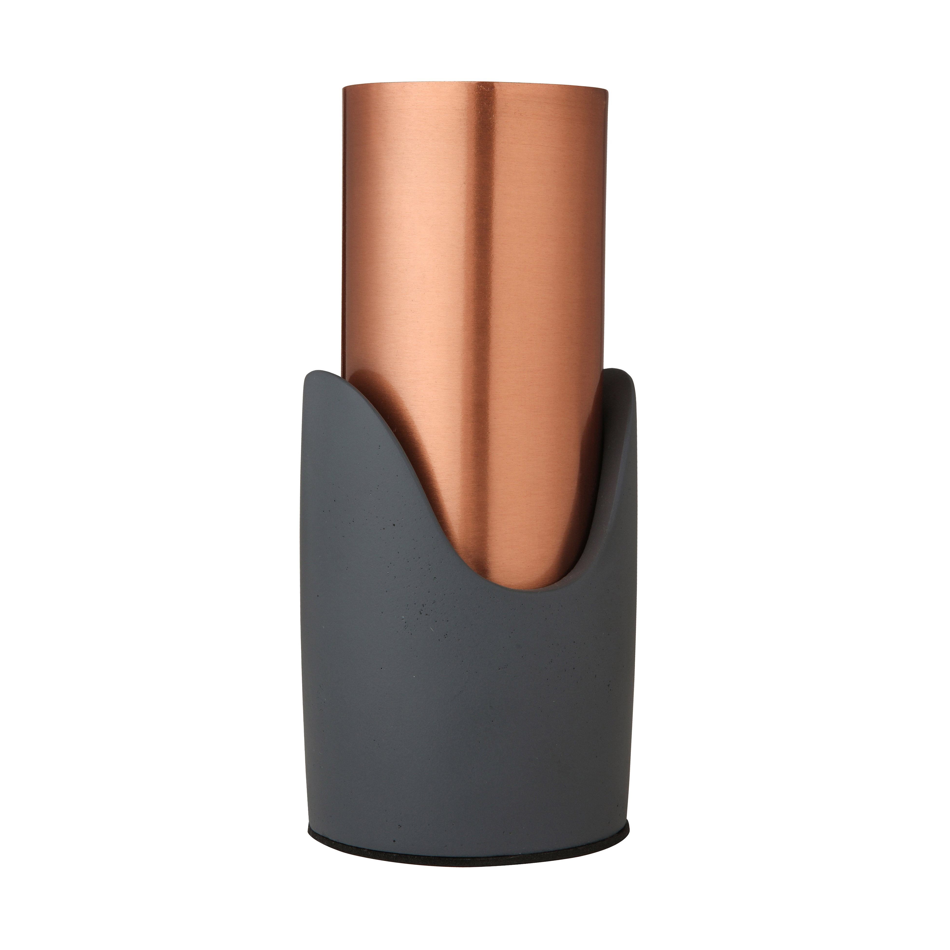 image of Grey Concrete Vase with sku:TOV-C18147