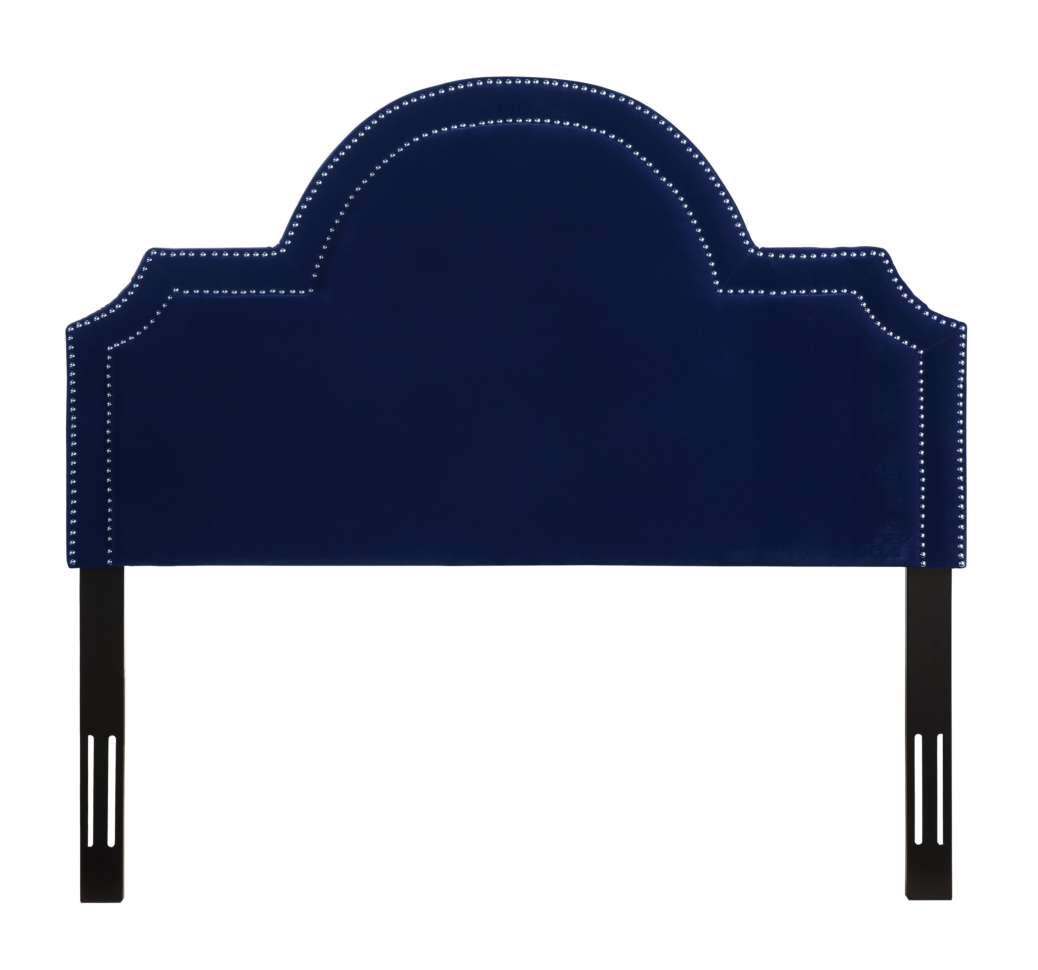 image of Laylah Queen Headboard in Pebbled Velvet with sku:TOV-B86-Q