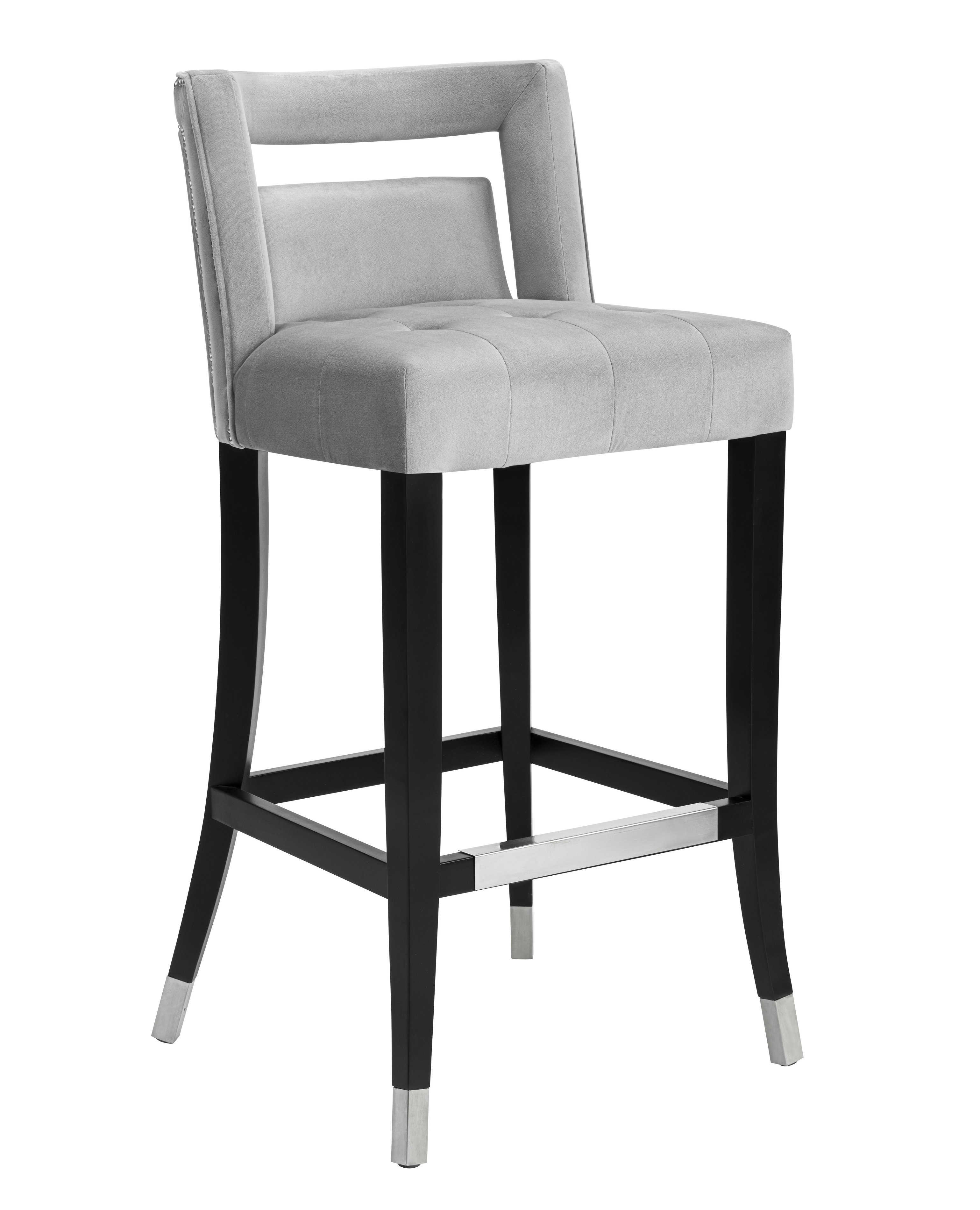 grey bar stools with backs
