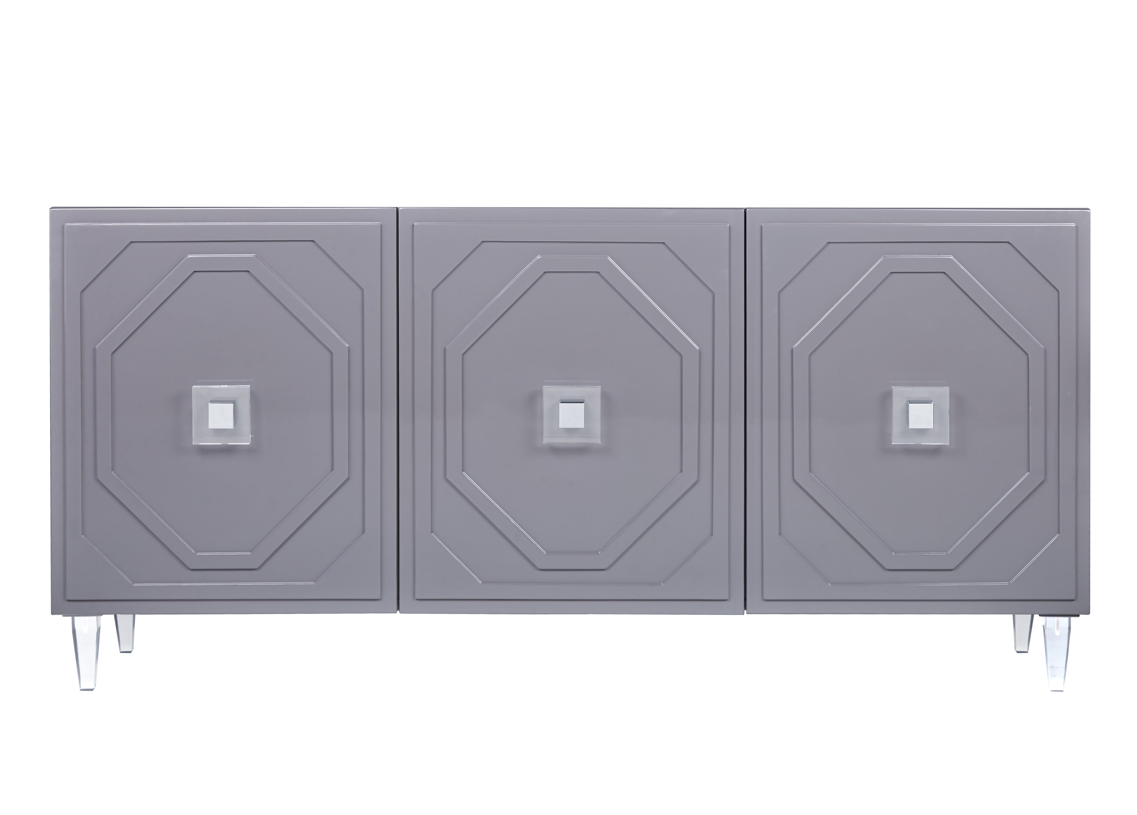 image of Andros Grey Lacquer Buffet with sku:TOV-D4101