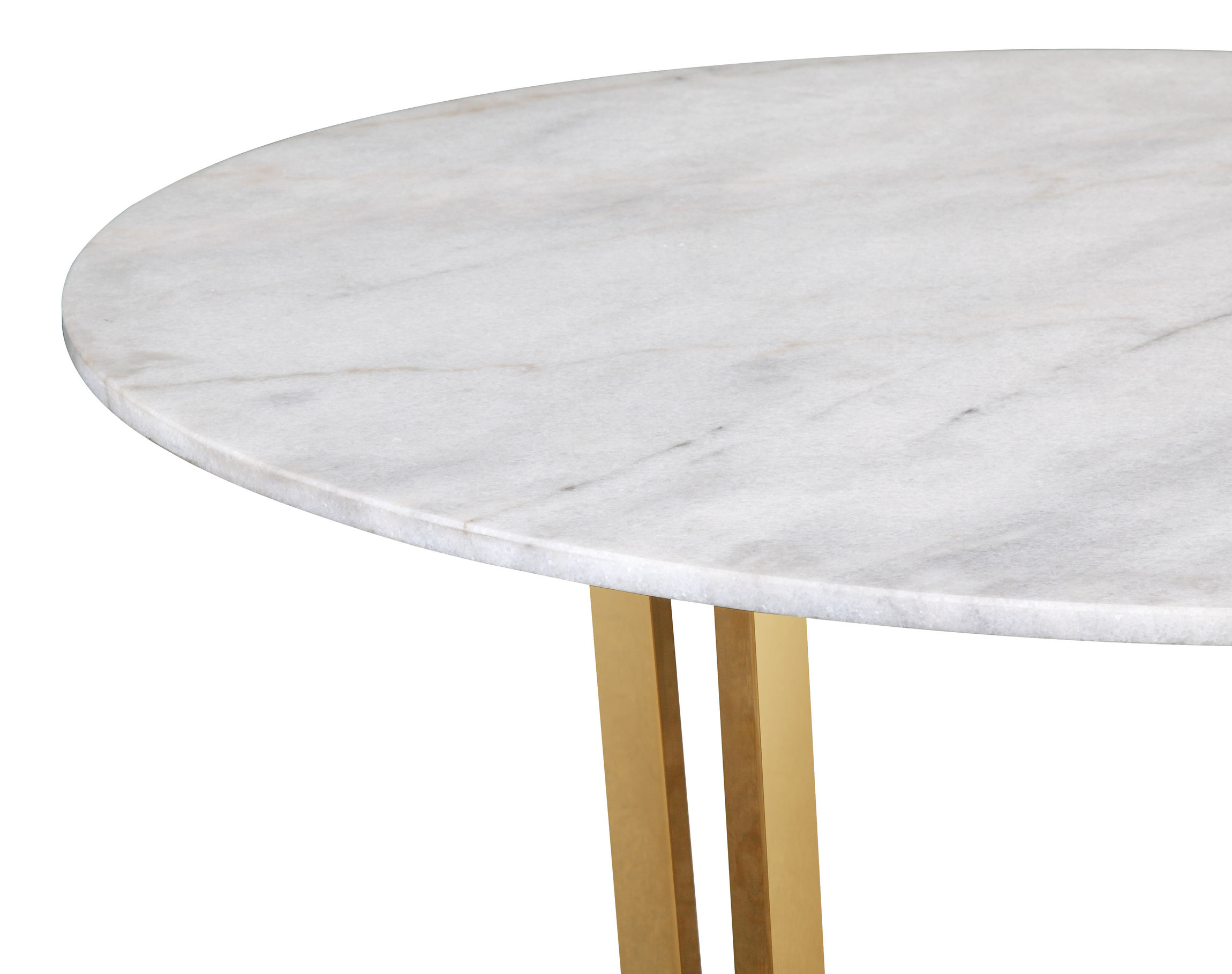 Maxim White Marble Dining Table - TOV 