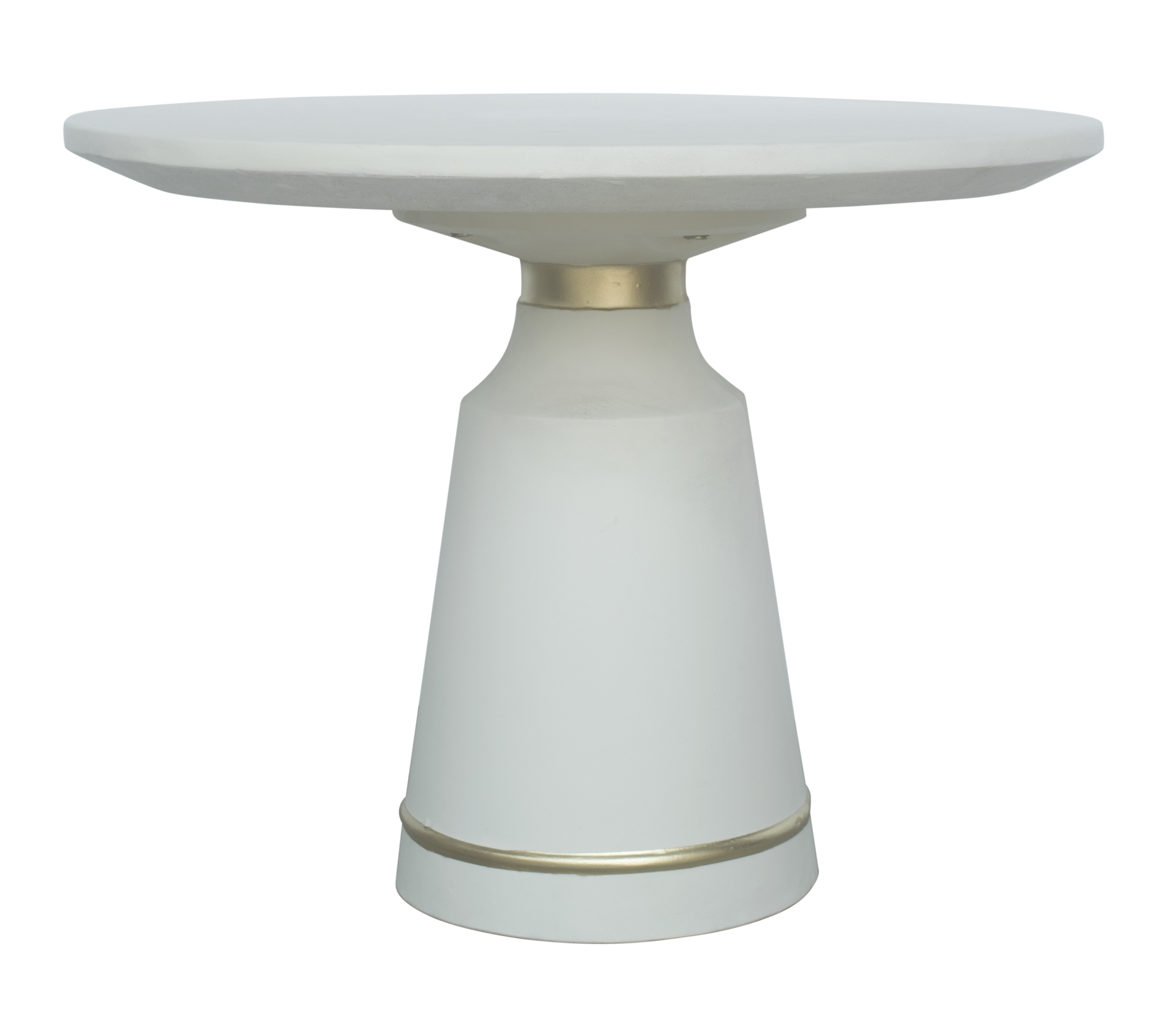 image of Dumbo White Concrete Coffee Table with sku:TOV-OC7073