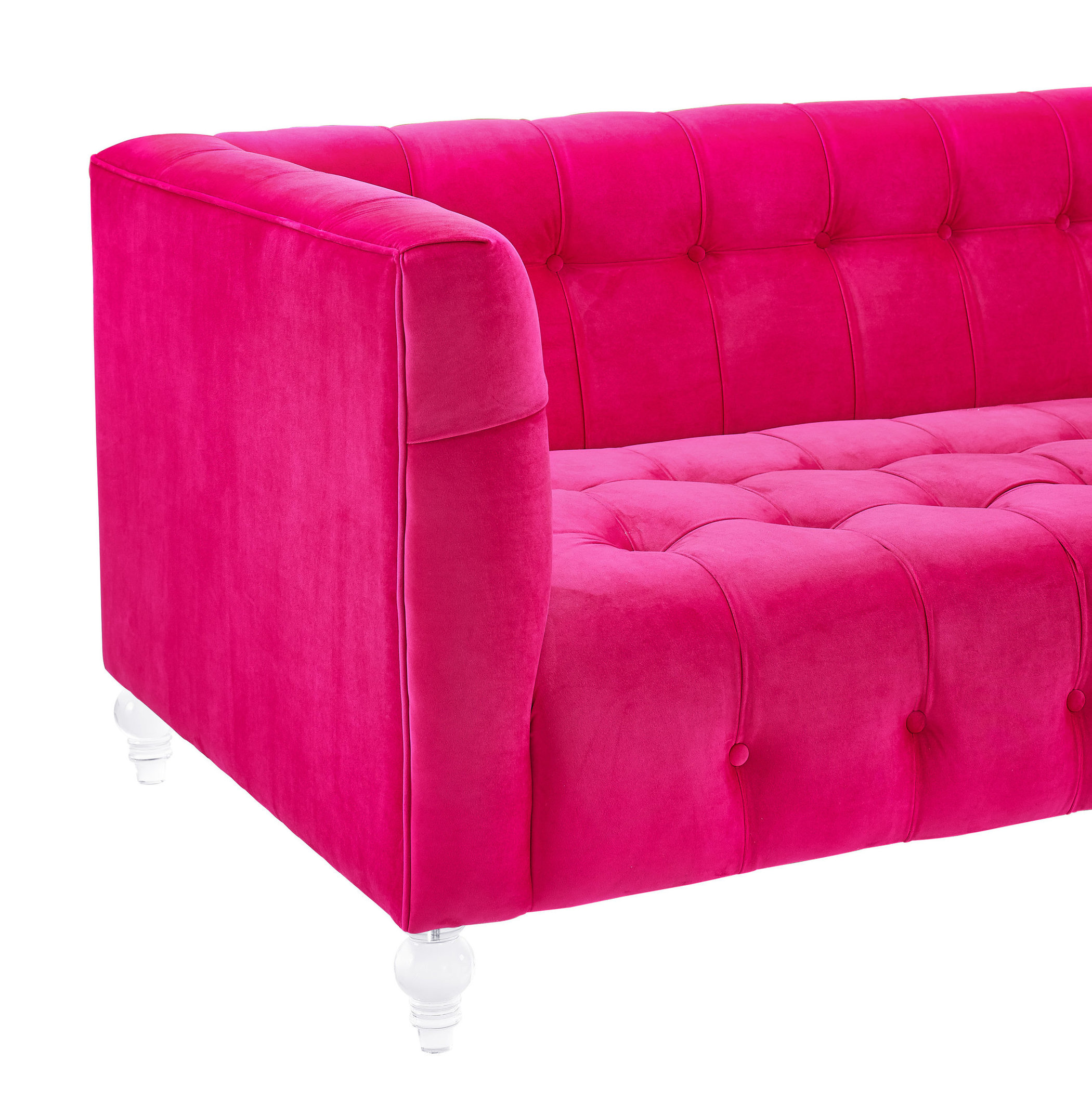 Bea Pink Velvet Sofa - TOV Furniture