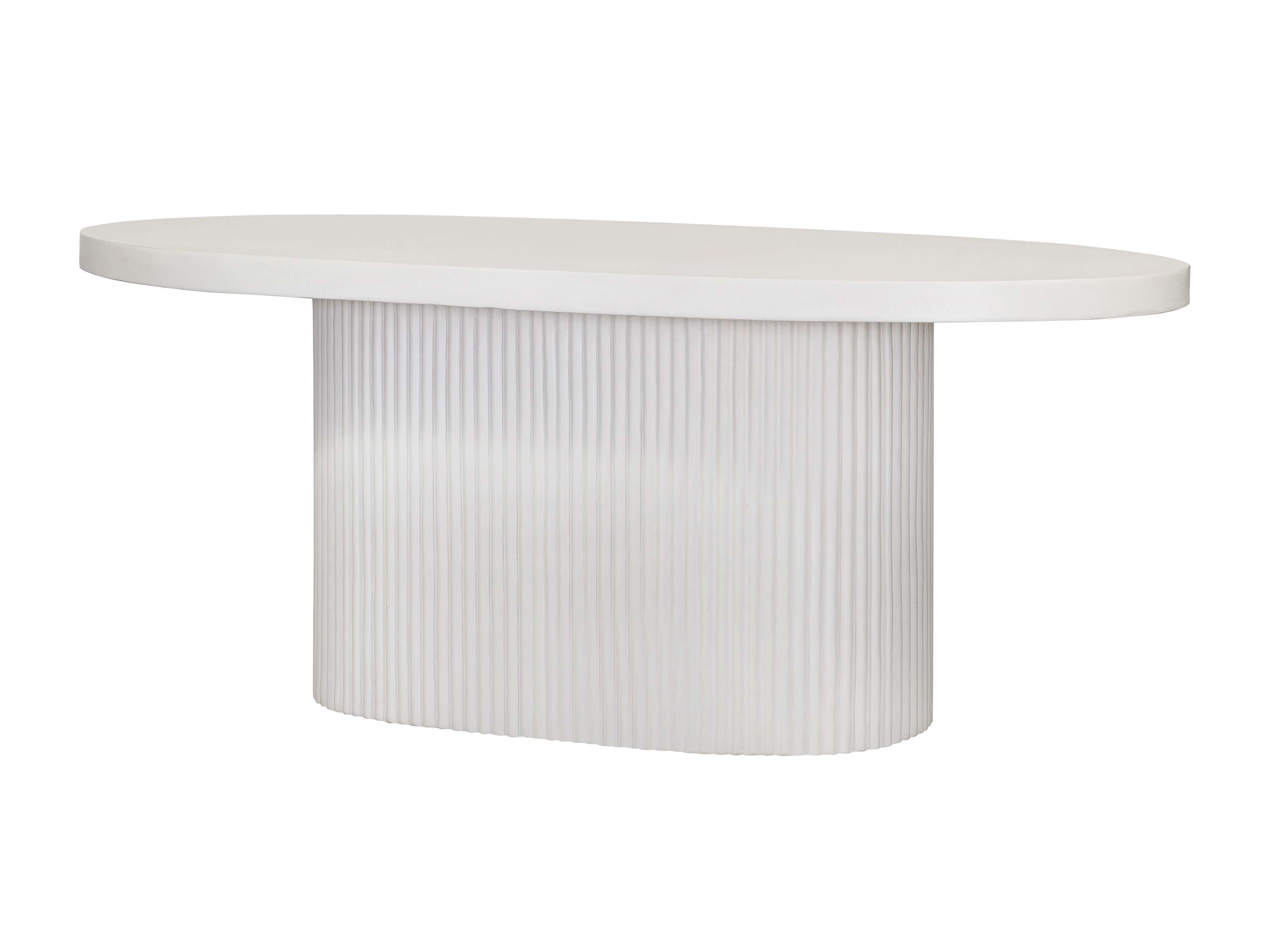 image of Wave Concrete Dining Table with sku:TOV-O7077