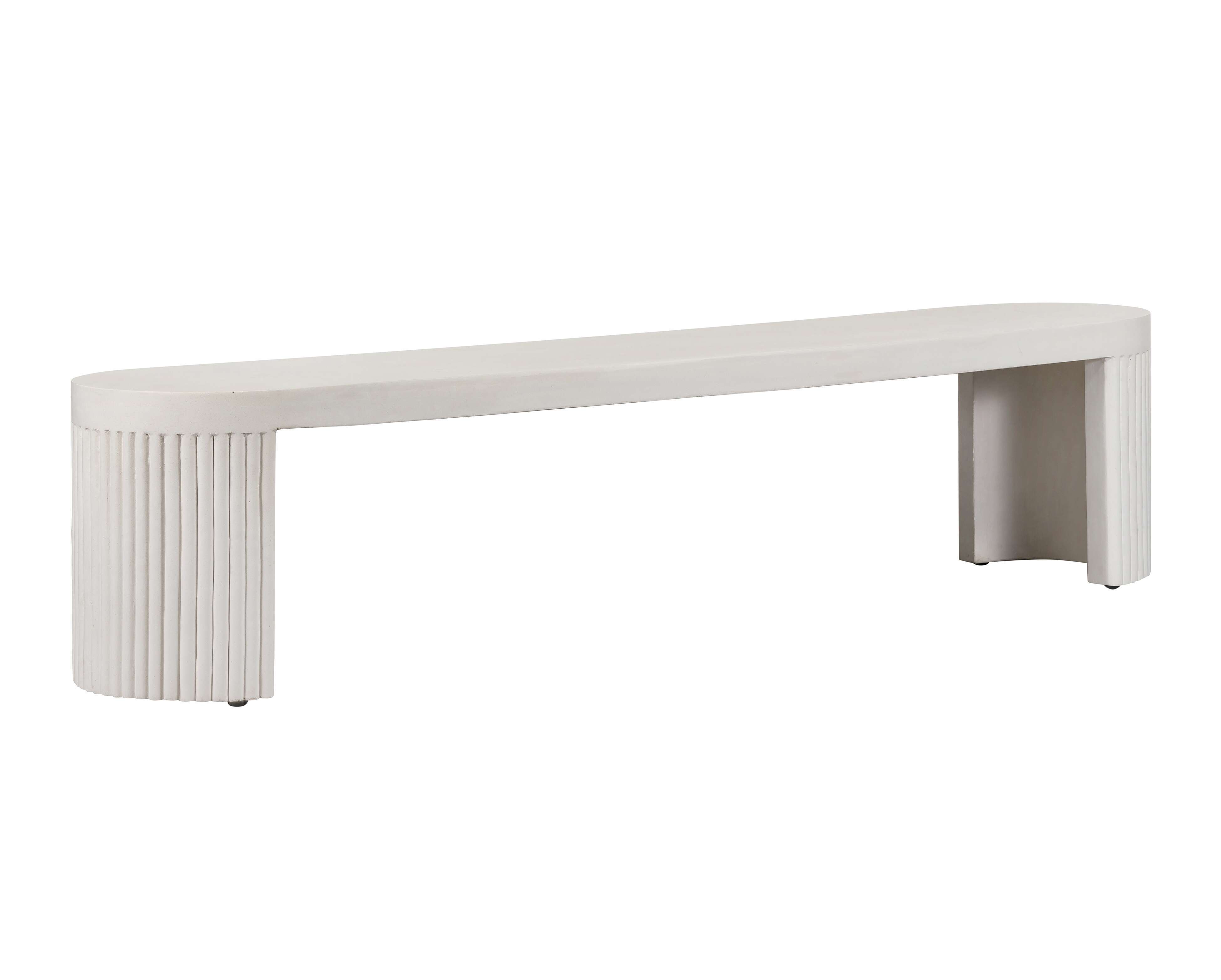 image of Wave Concrete Bench with sku:TOV-O7078