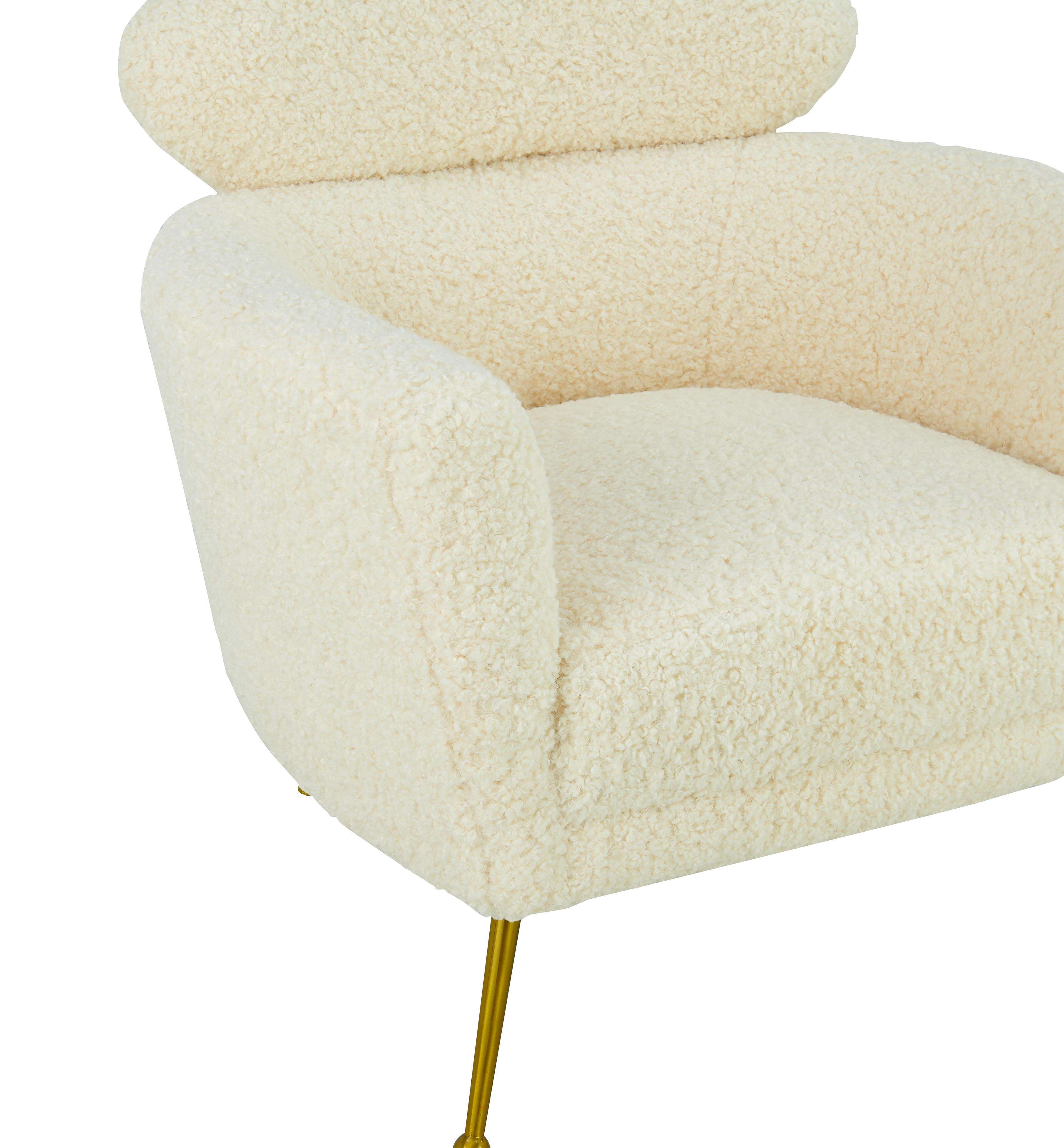 Welsh Faux Shearling Chair - TOV Furniture
