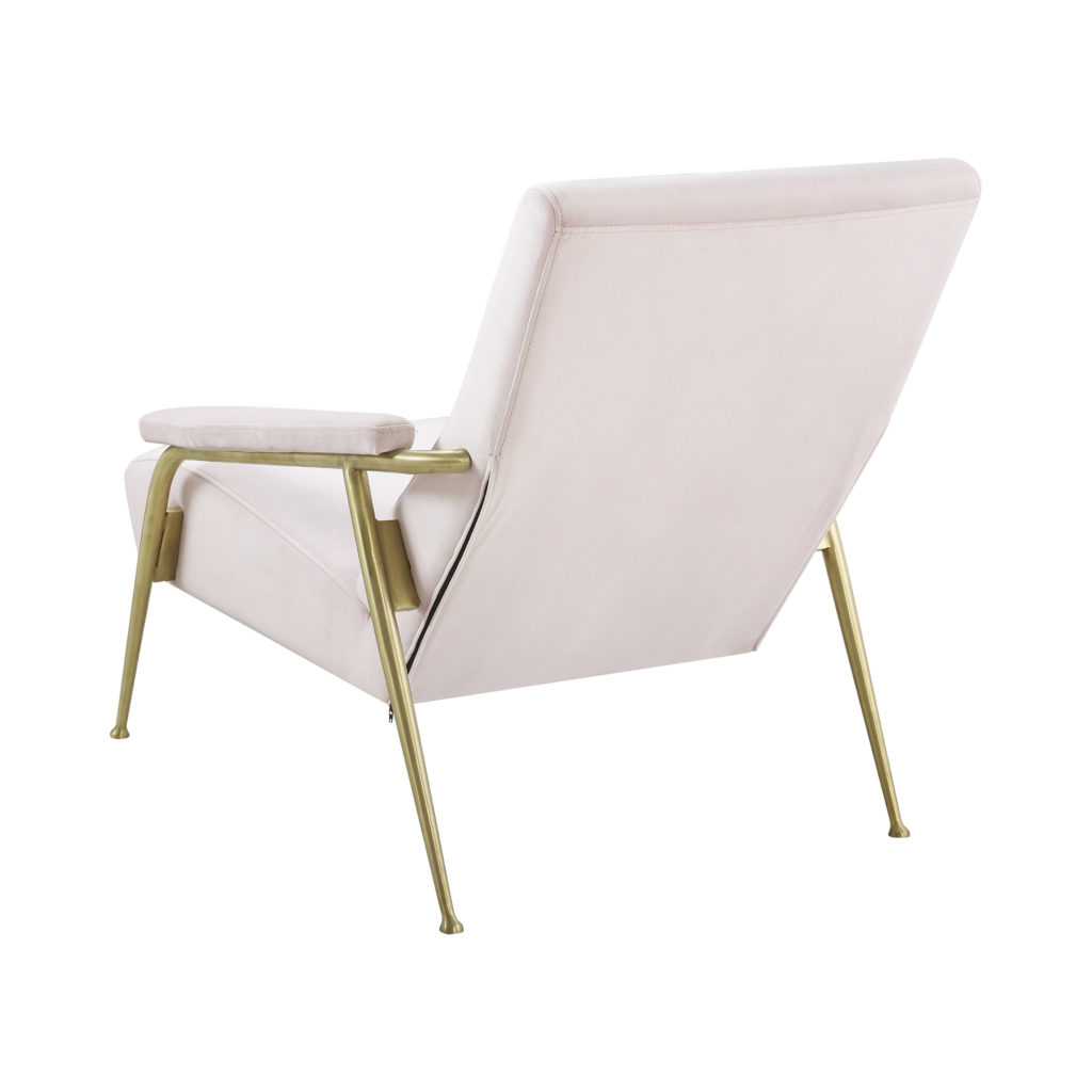 Abbey Blush Velvet Chair - TOV Furniture