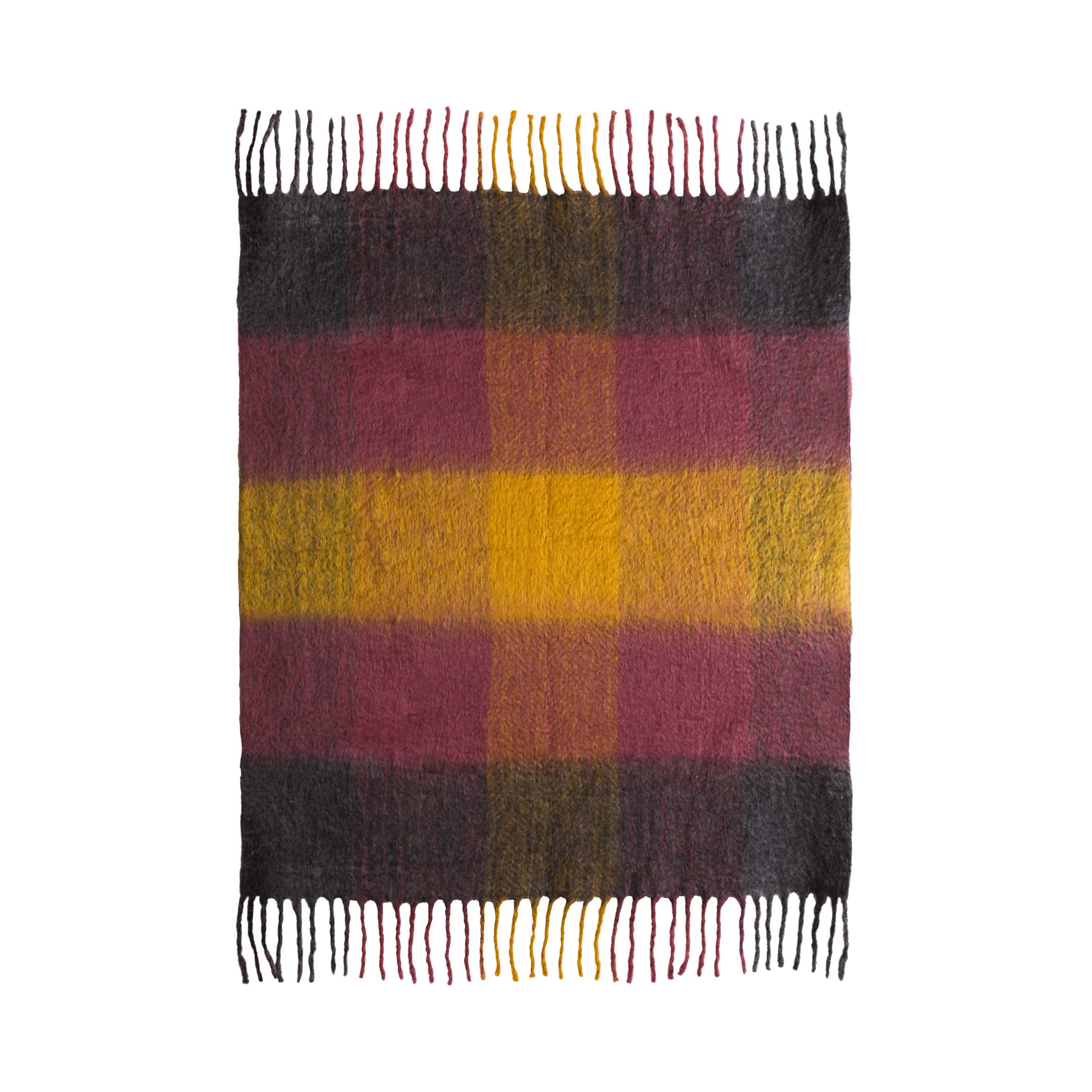 image of Afrino Wool Colored Throw with sku:TOV-C18272