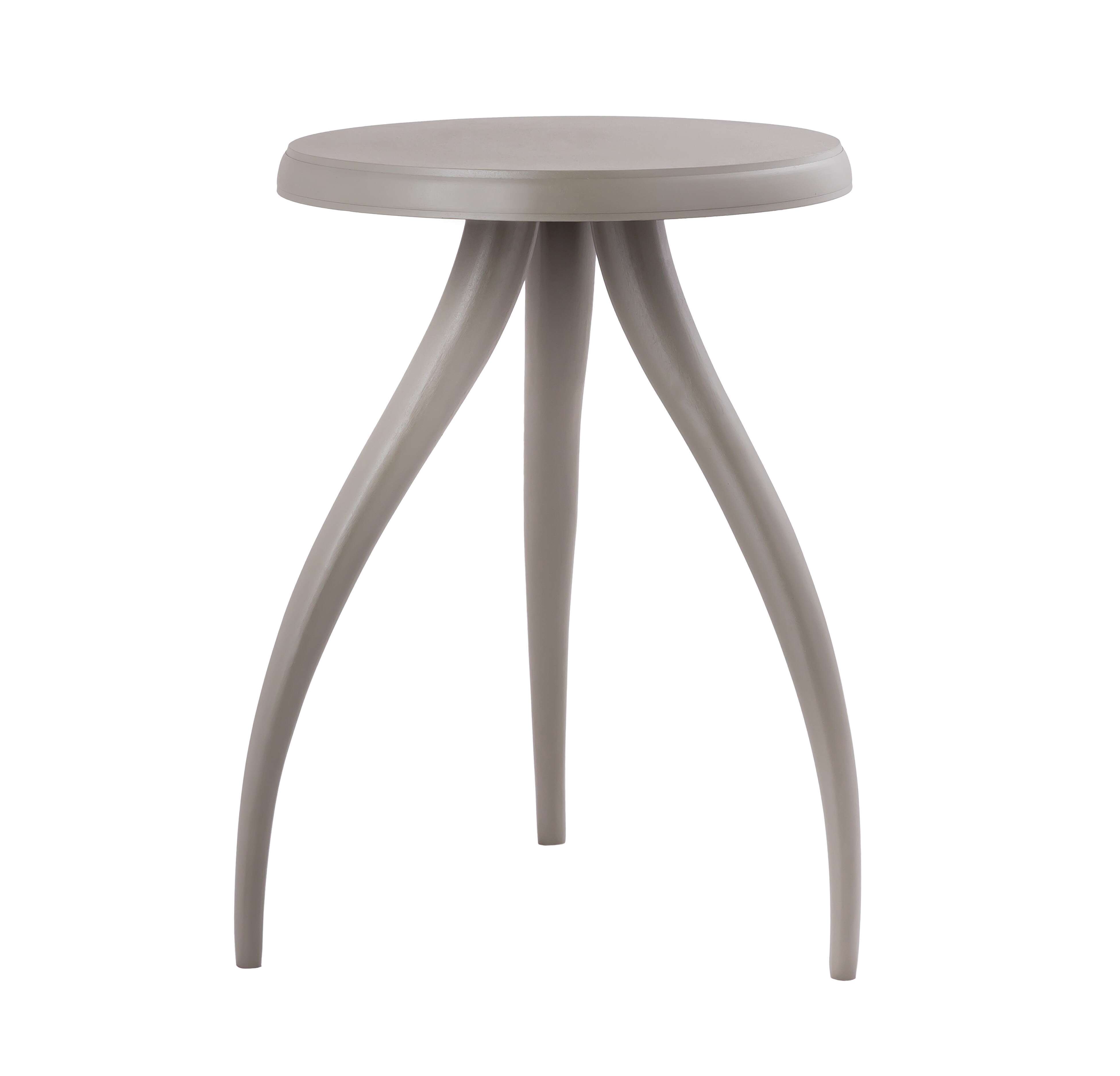 image of Sia Grey Textured Side Table with sku:TOV-OC18226