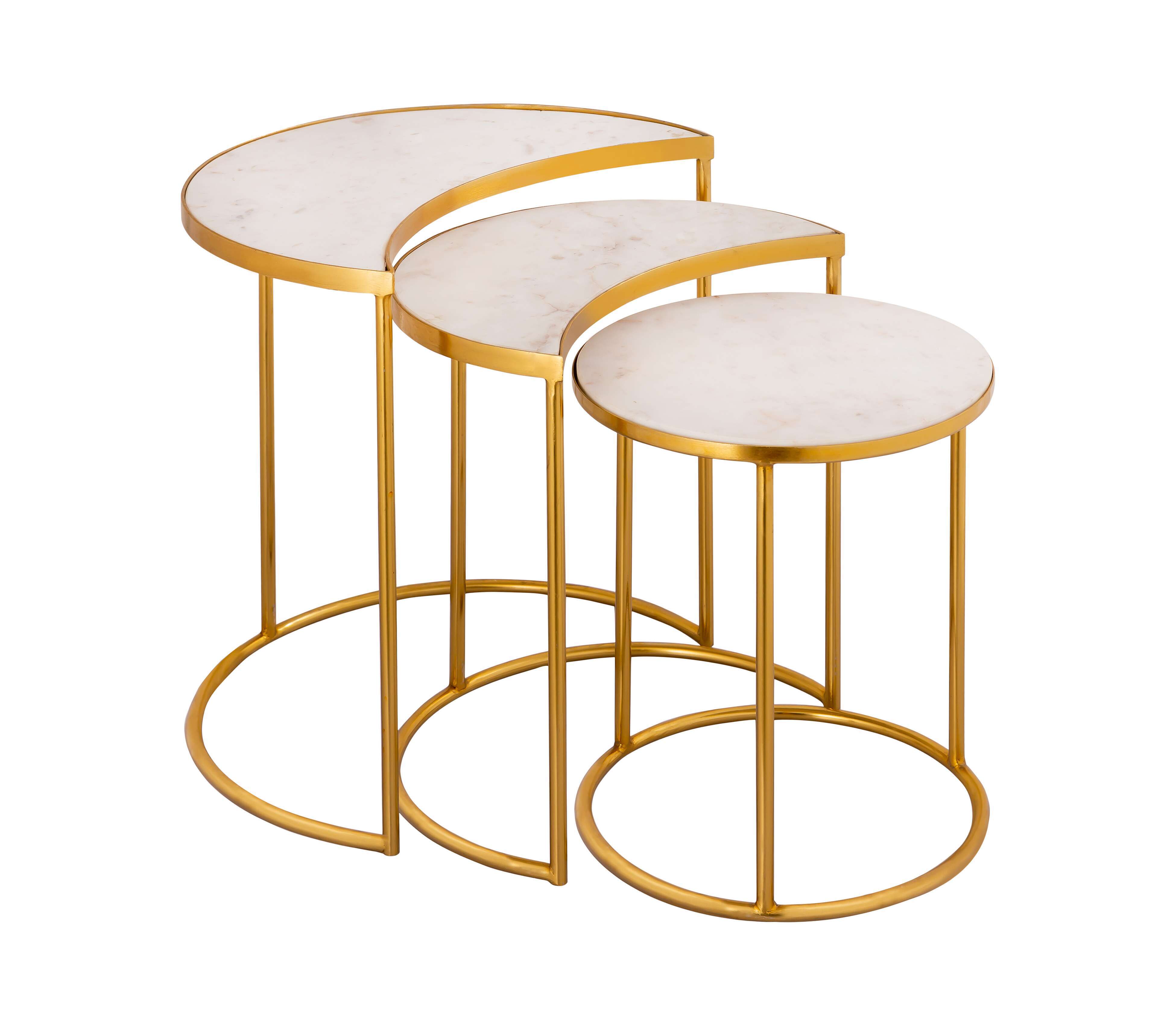 Nesting Tables Crescent Nesting Tables By Inspire Me! Home Decor - TOV Furniture