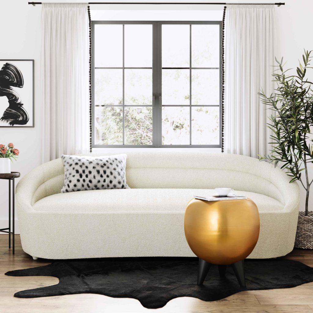 Ellison Boucle Sofa - TOV Furniture