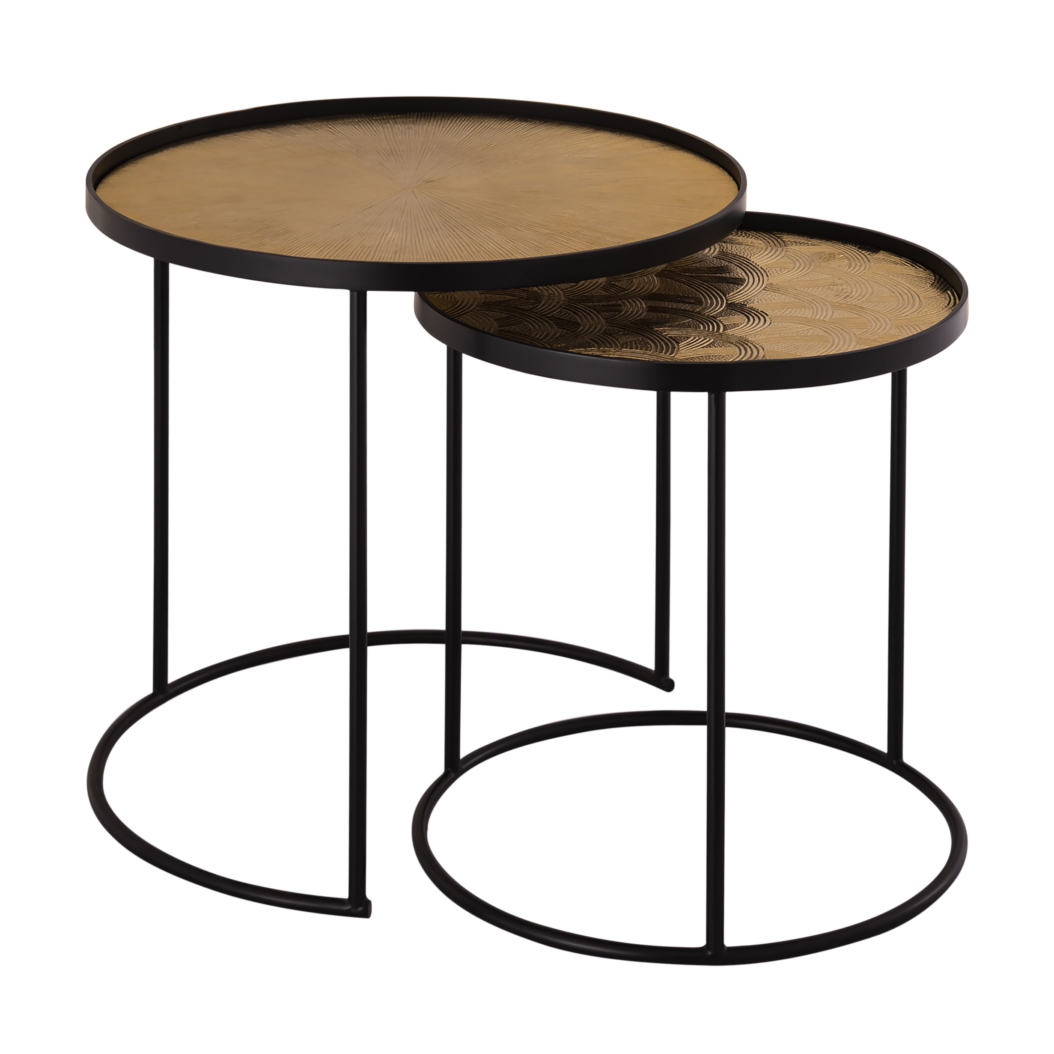 image of Eve Round Nesting Tables by Inspire Me! Home Decor with sku:TOV-IHOC18361