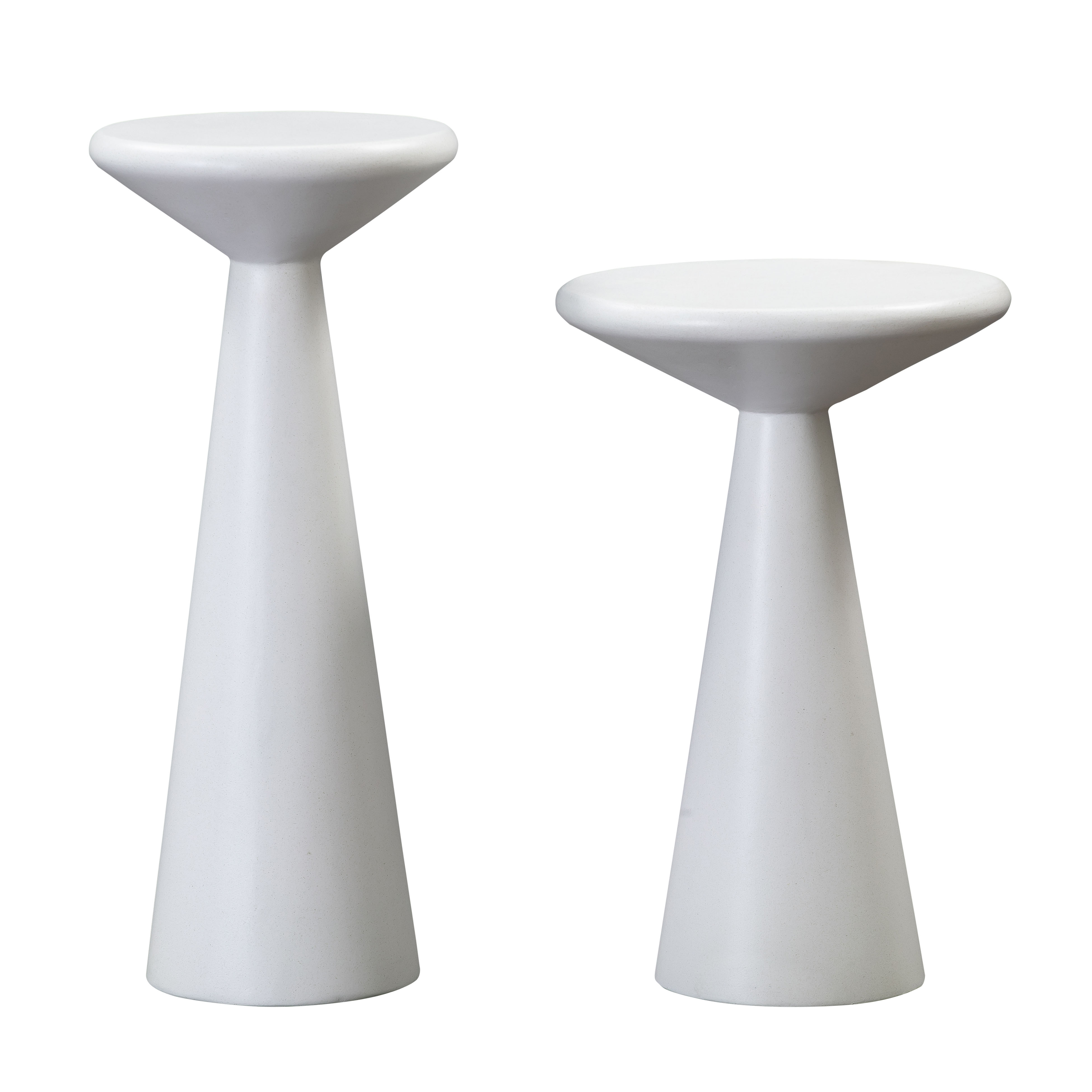 image of Gianna Concrete Accent Tables - Set of 2 with sku:TOV-OC44116