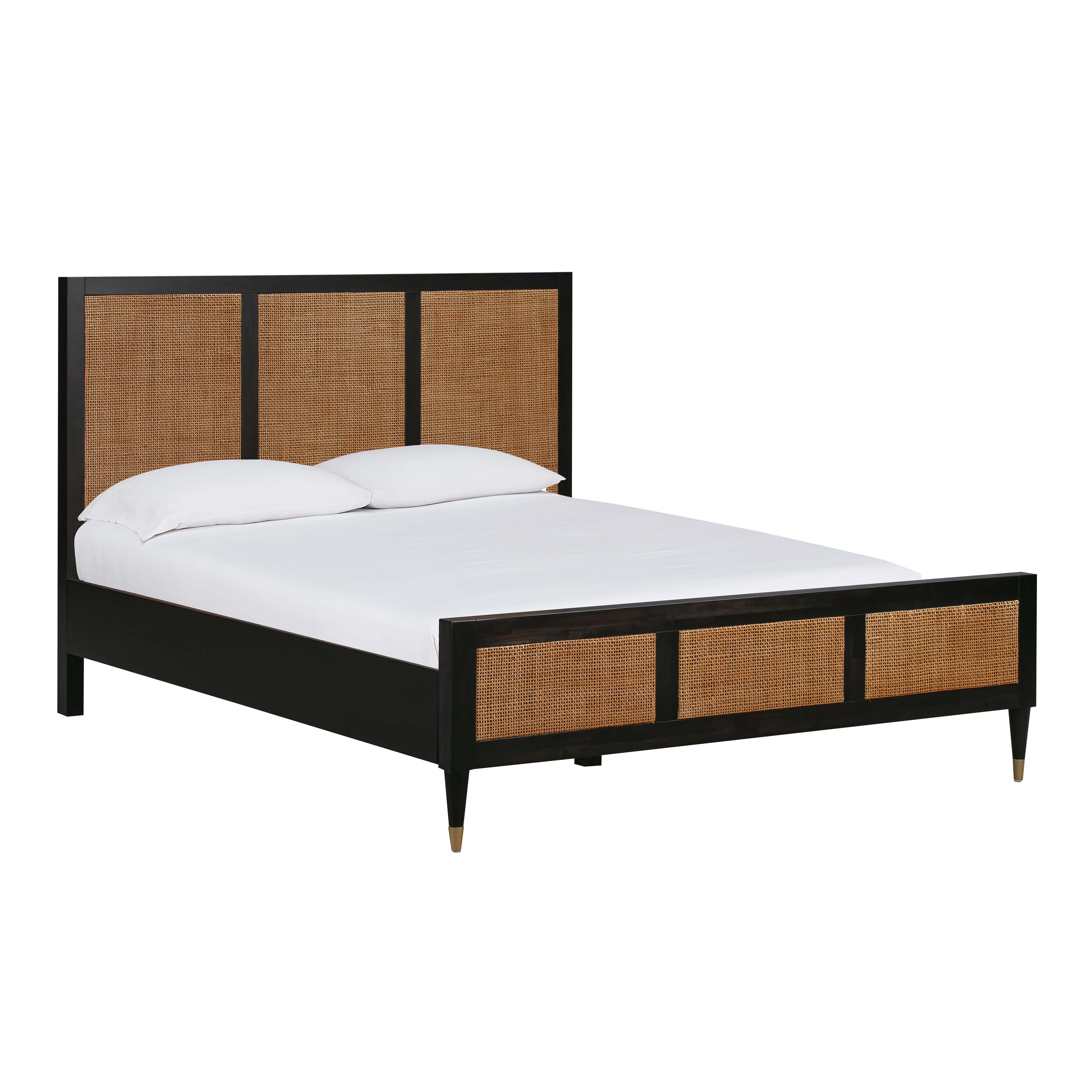 image of Sierra Noir Bed in Queen with sku:TOV-B44101