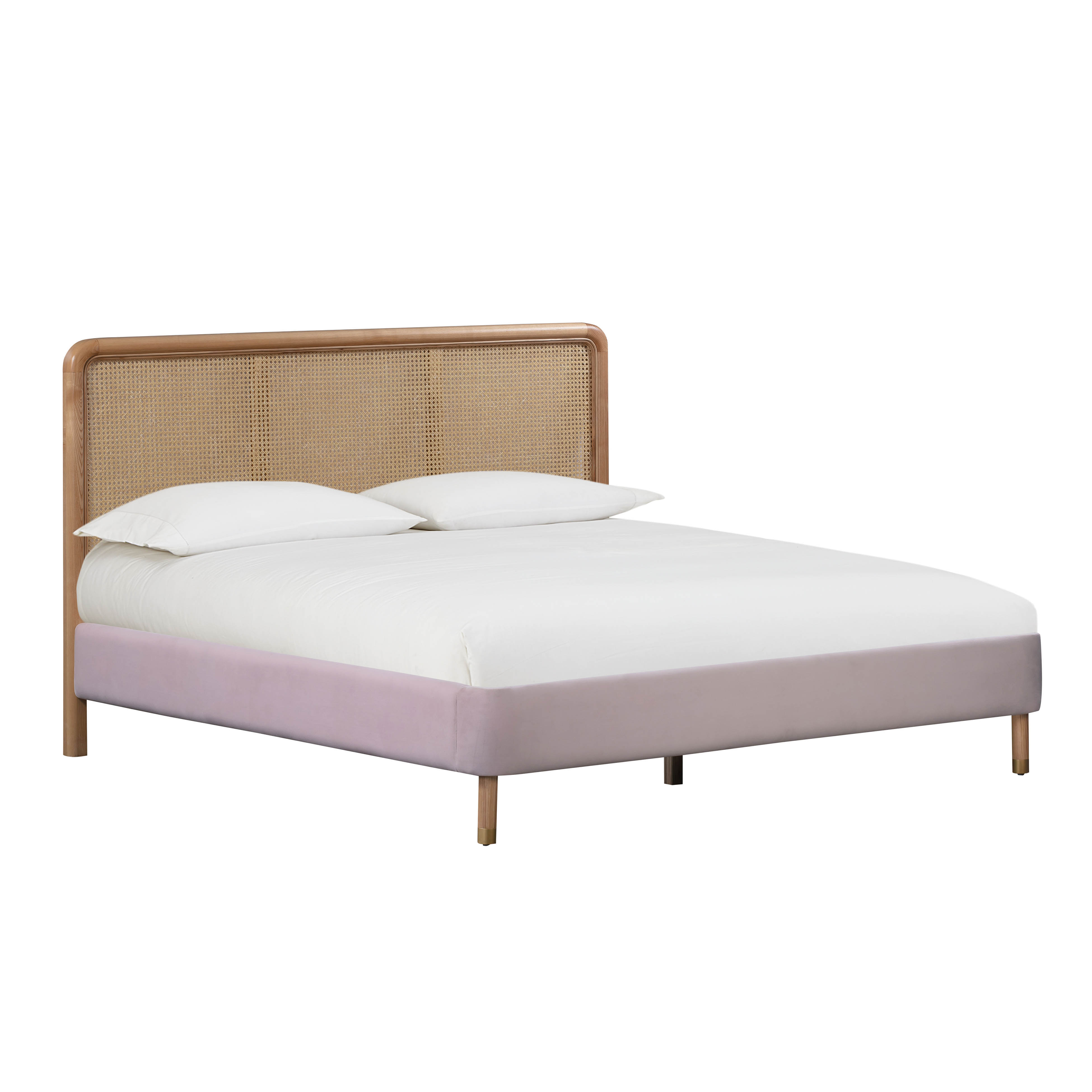 image of Kavali Blush Queen Bed with sku:TOV-B44117