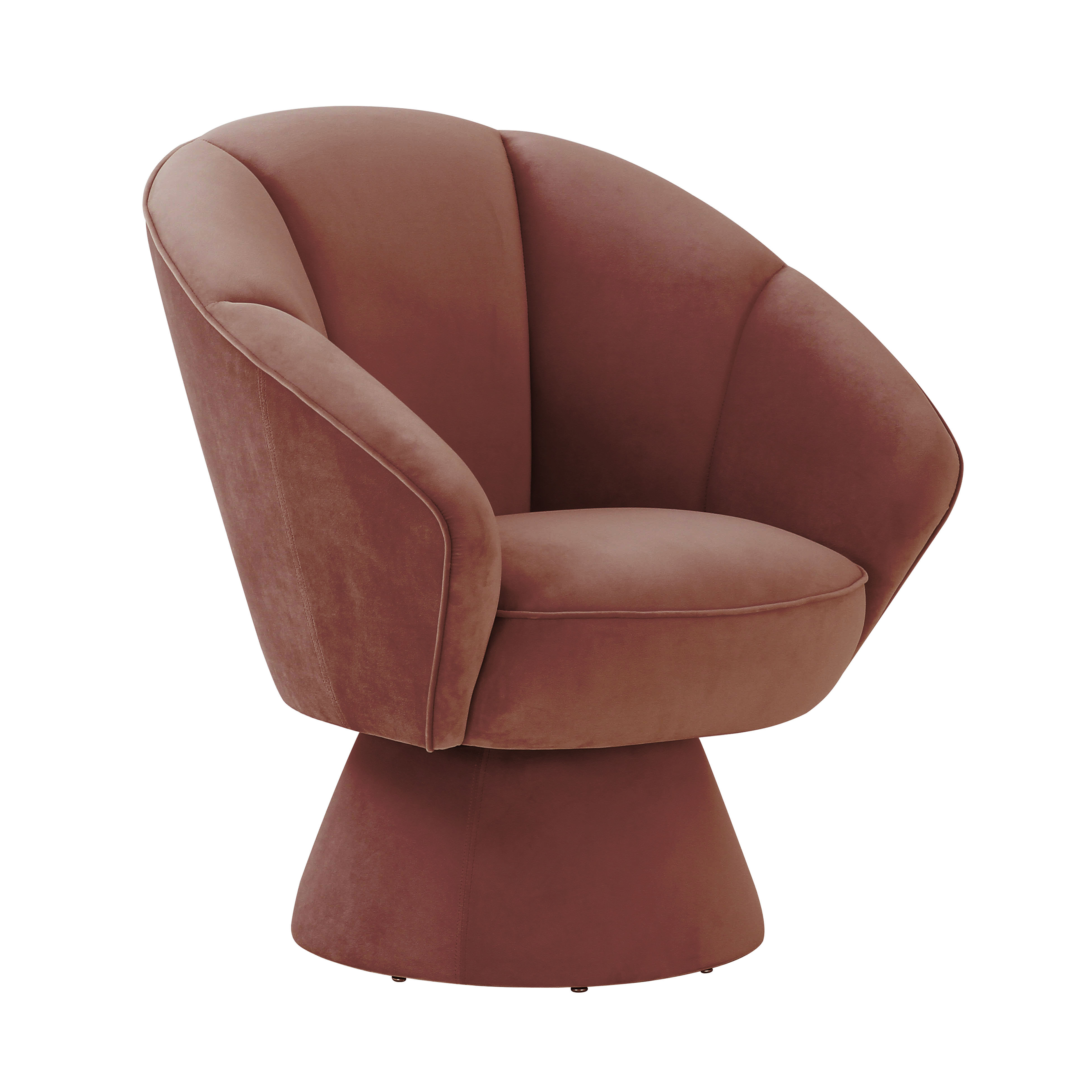 Chairs Allora Salmon Accent Chair - TOV Furniture