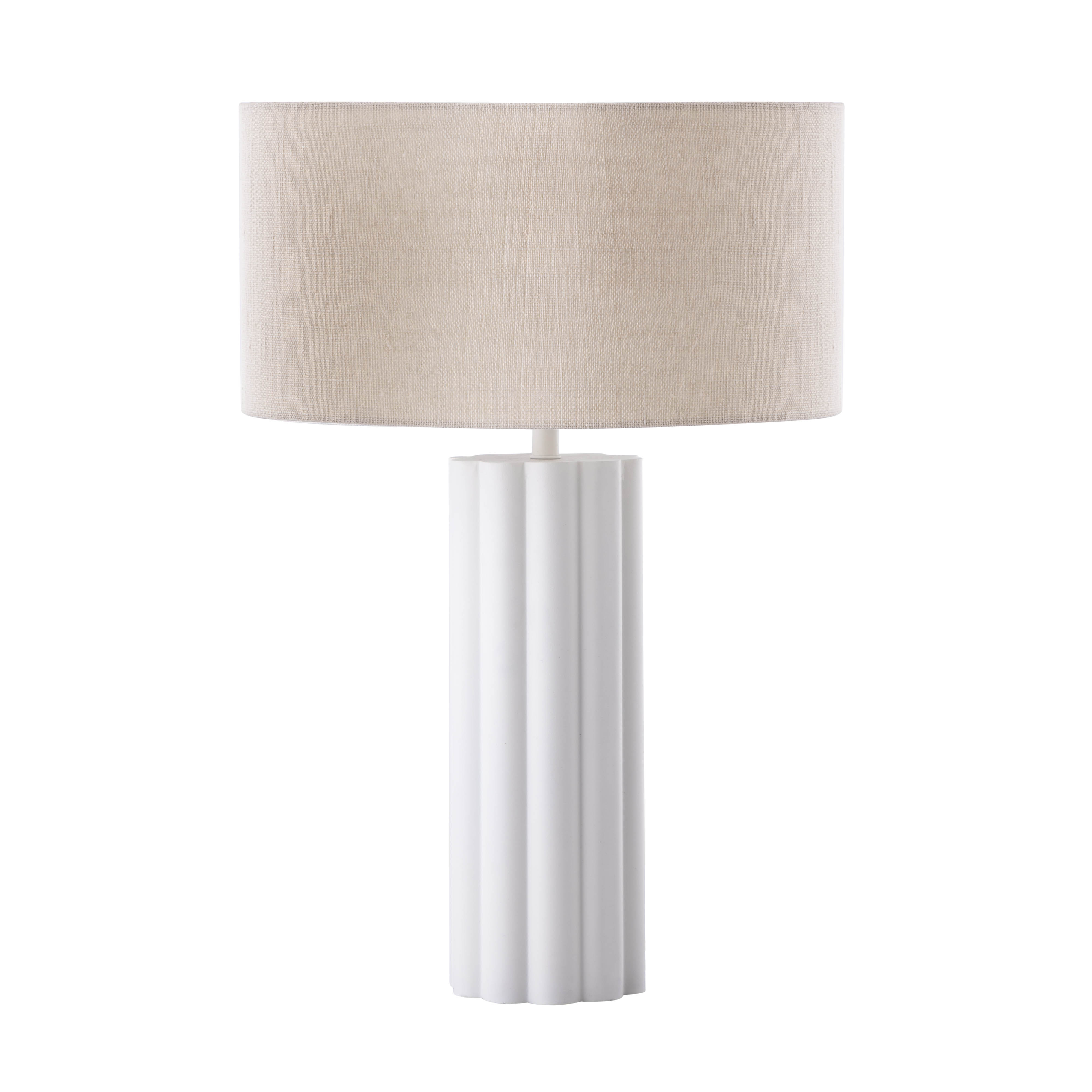 image of Latur Cream Table Lamp with sku:TOV-G18385