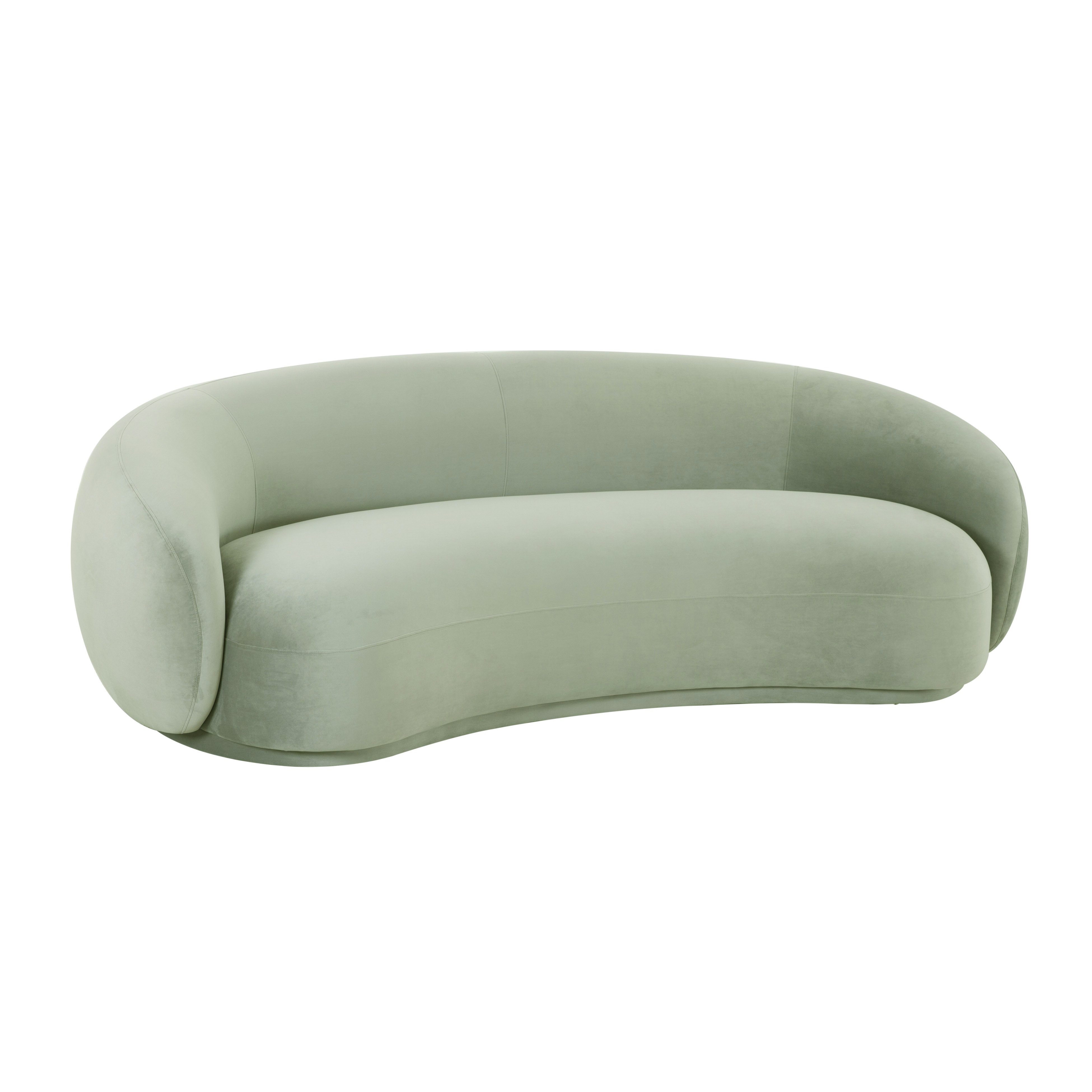image of Kendall Moss Green Velvet Sofa with sku:TOV-L44220