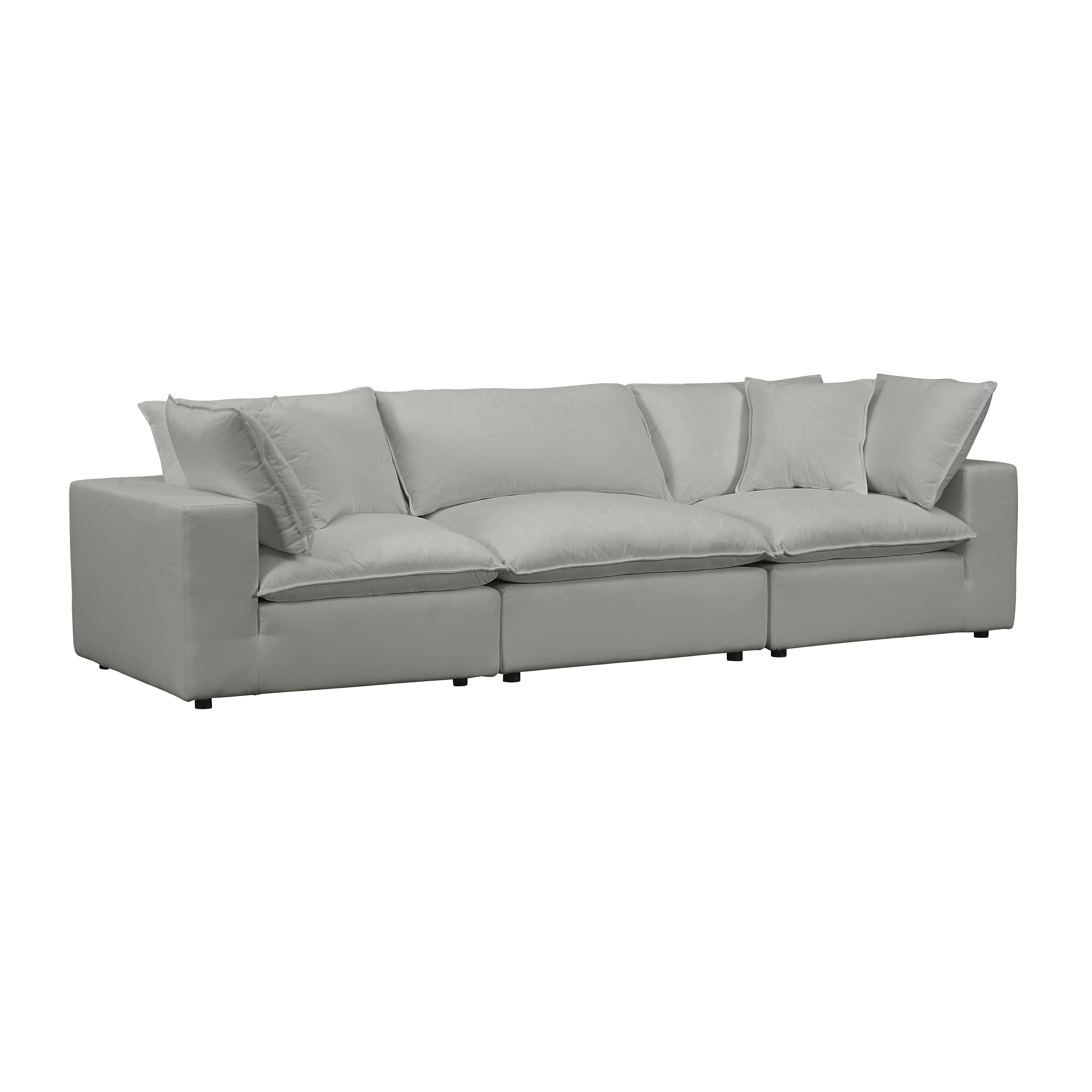 image of Cali Slate Tweed Modular Sofa with sku:REN-L0090
