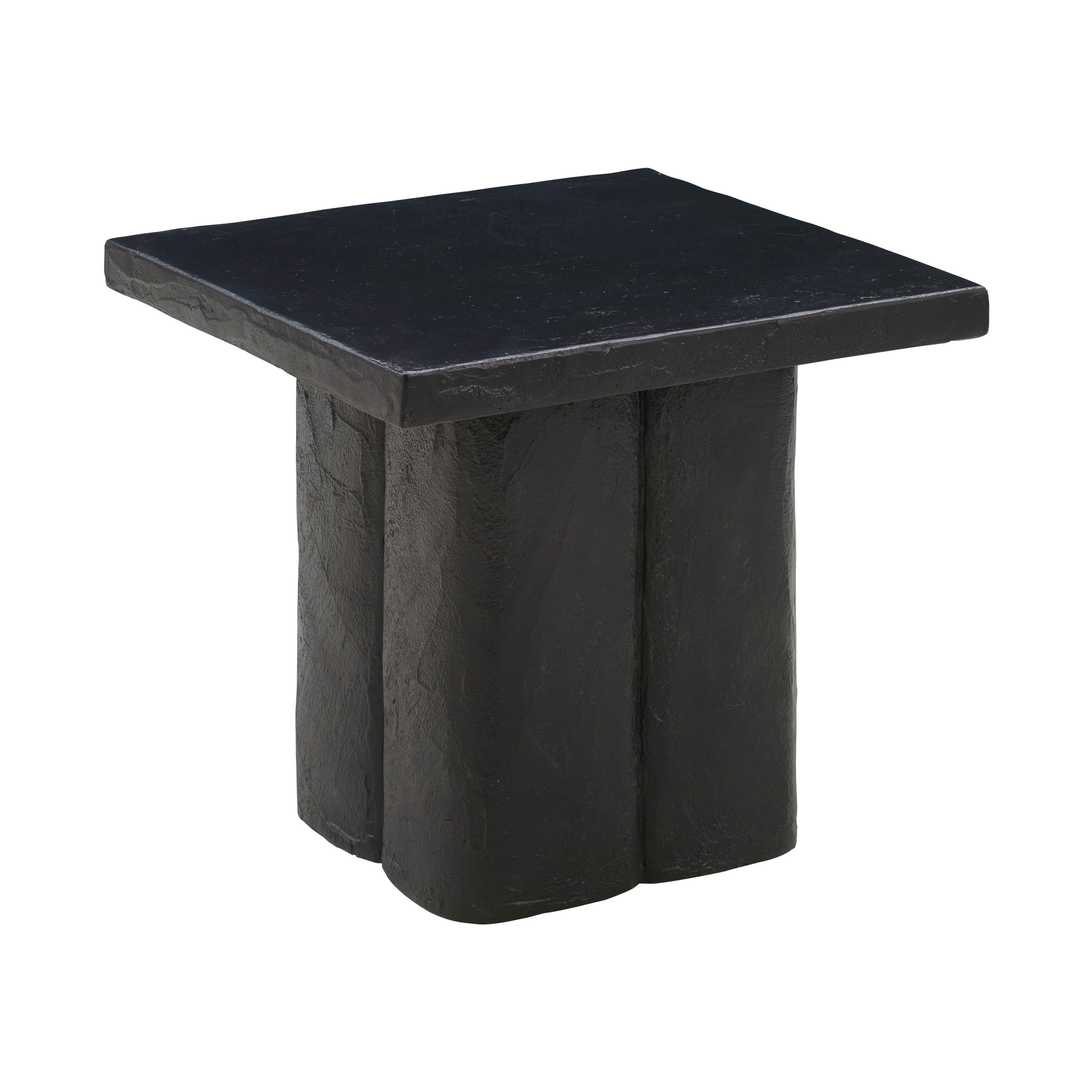 image of Kayla Black Concrete Side Table with sku:TOV-OC44164