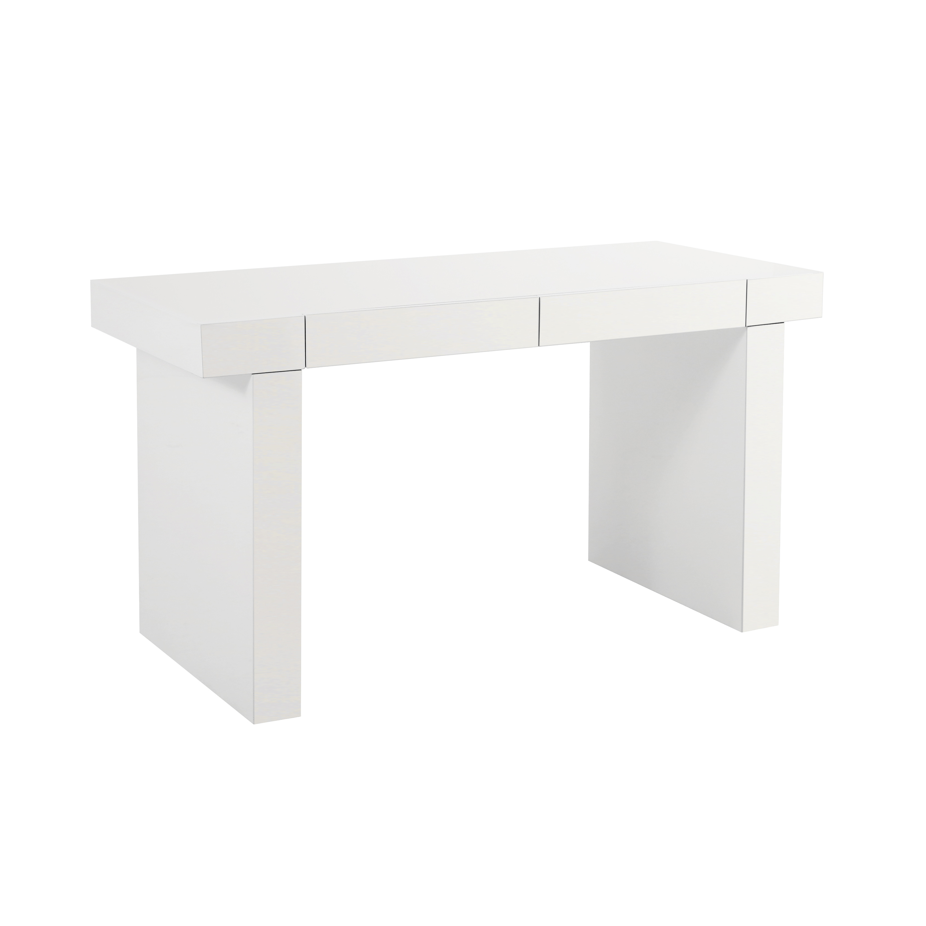 image of Clara Glossy White Lacquer Desk with sku:TOV-H68331