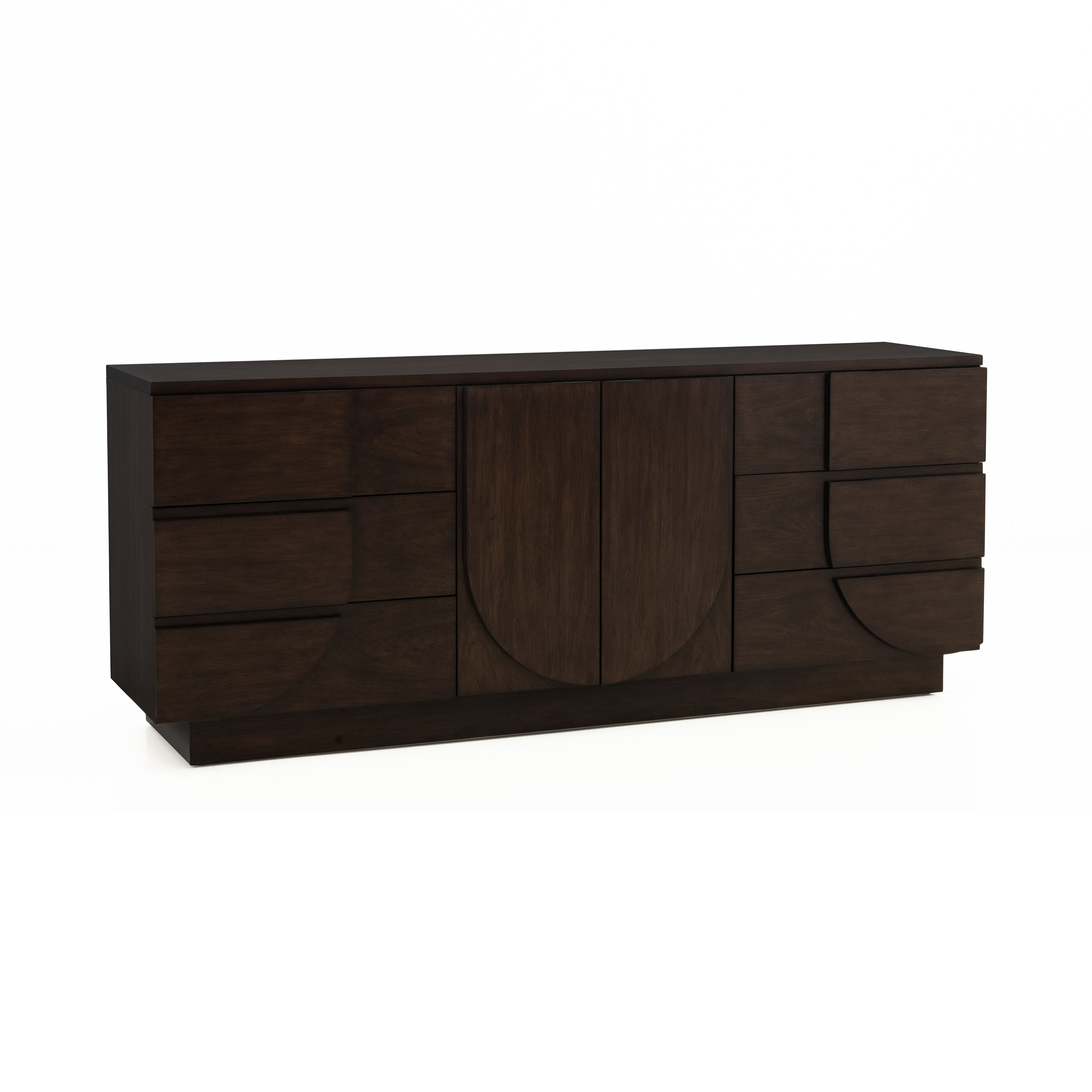 image of Simone Chocolate Brown Credenza with sku:TOV-VD44166