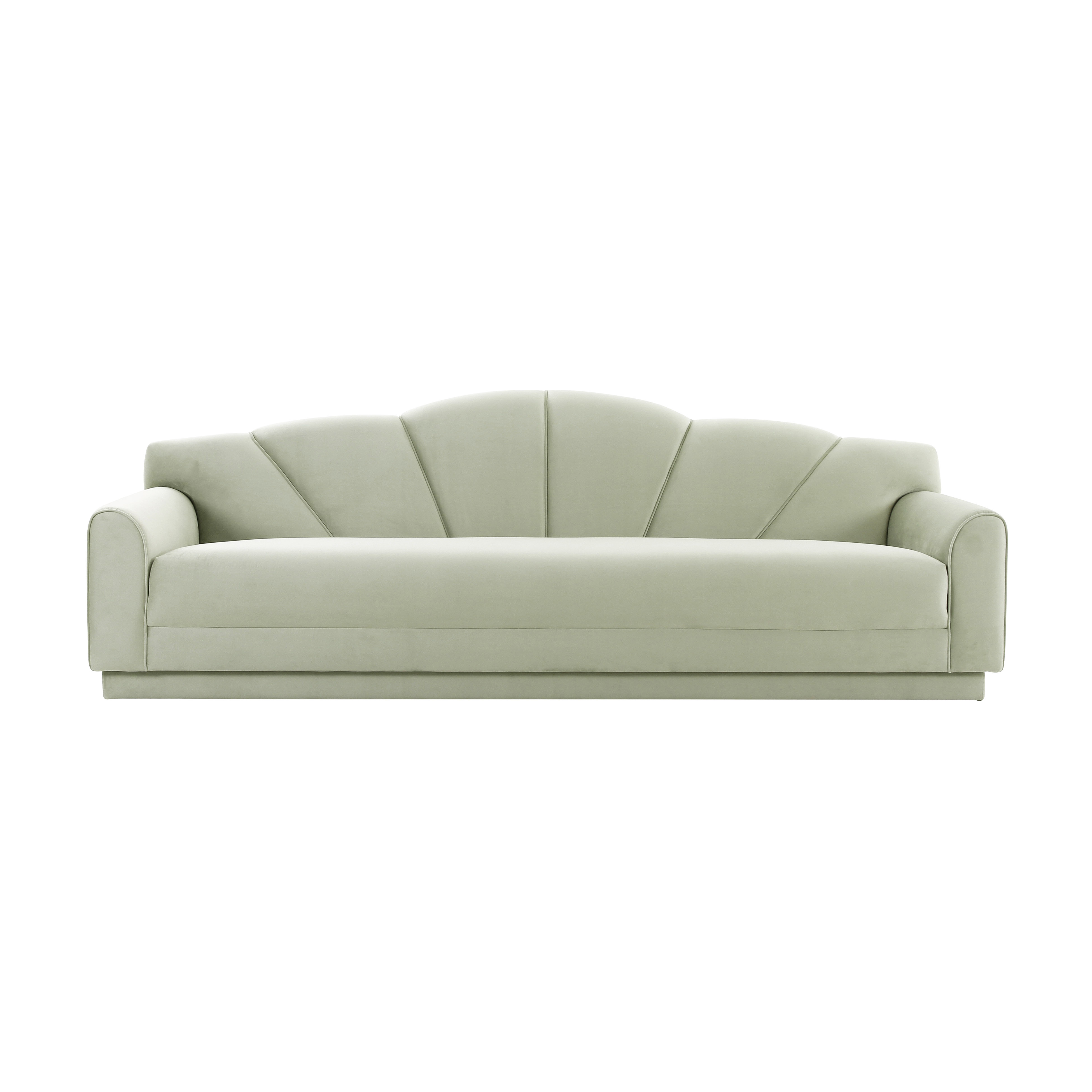 image of Bianca Moss Green Velvet Sofa with sku:TOV-L68413