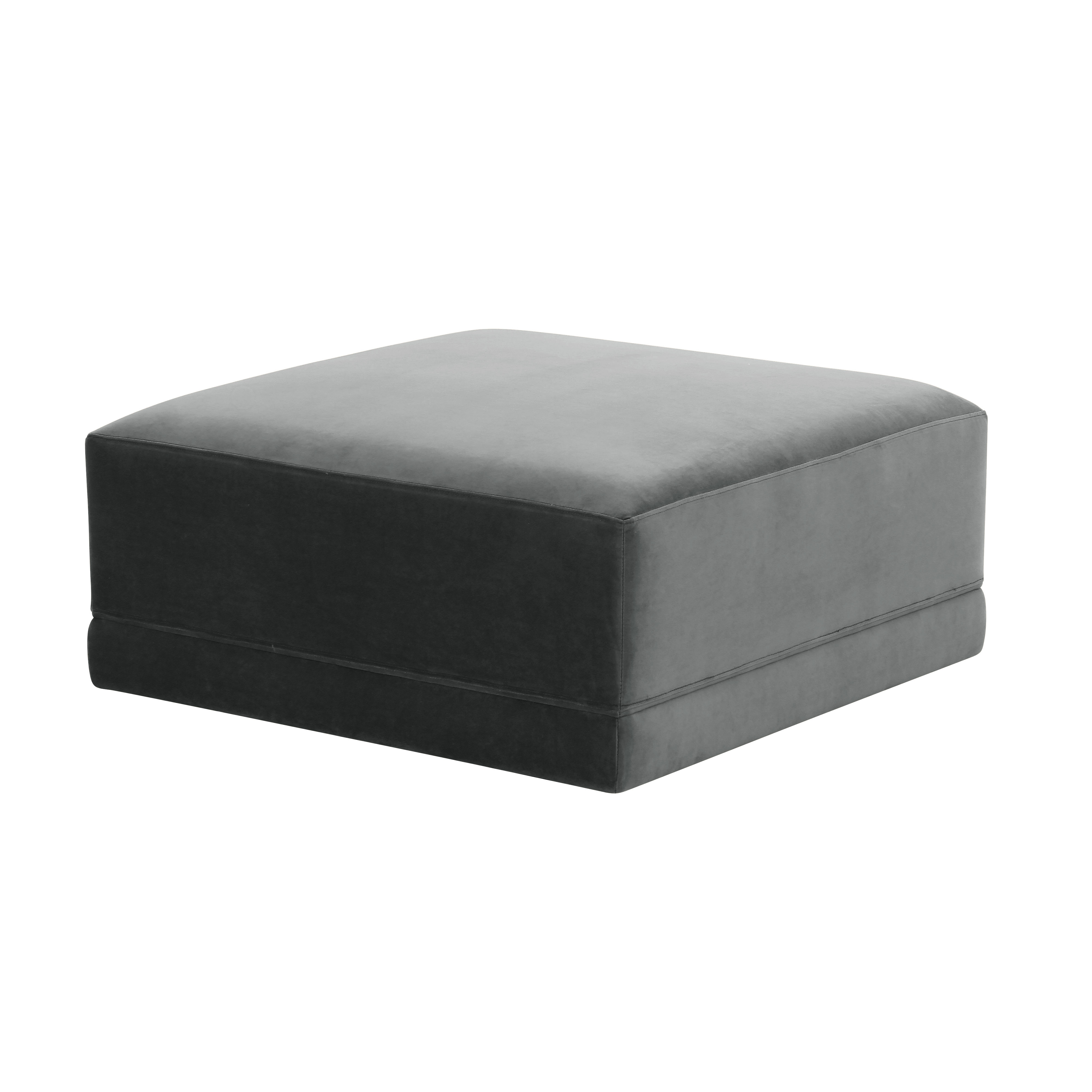 image of Willow Charcoal Ottoman with sku:REN-L03121