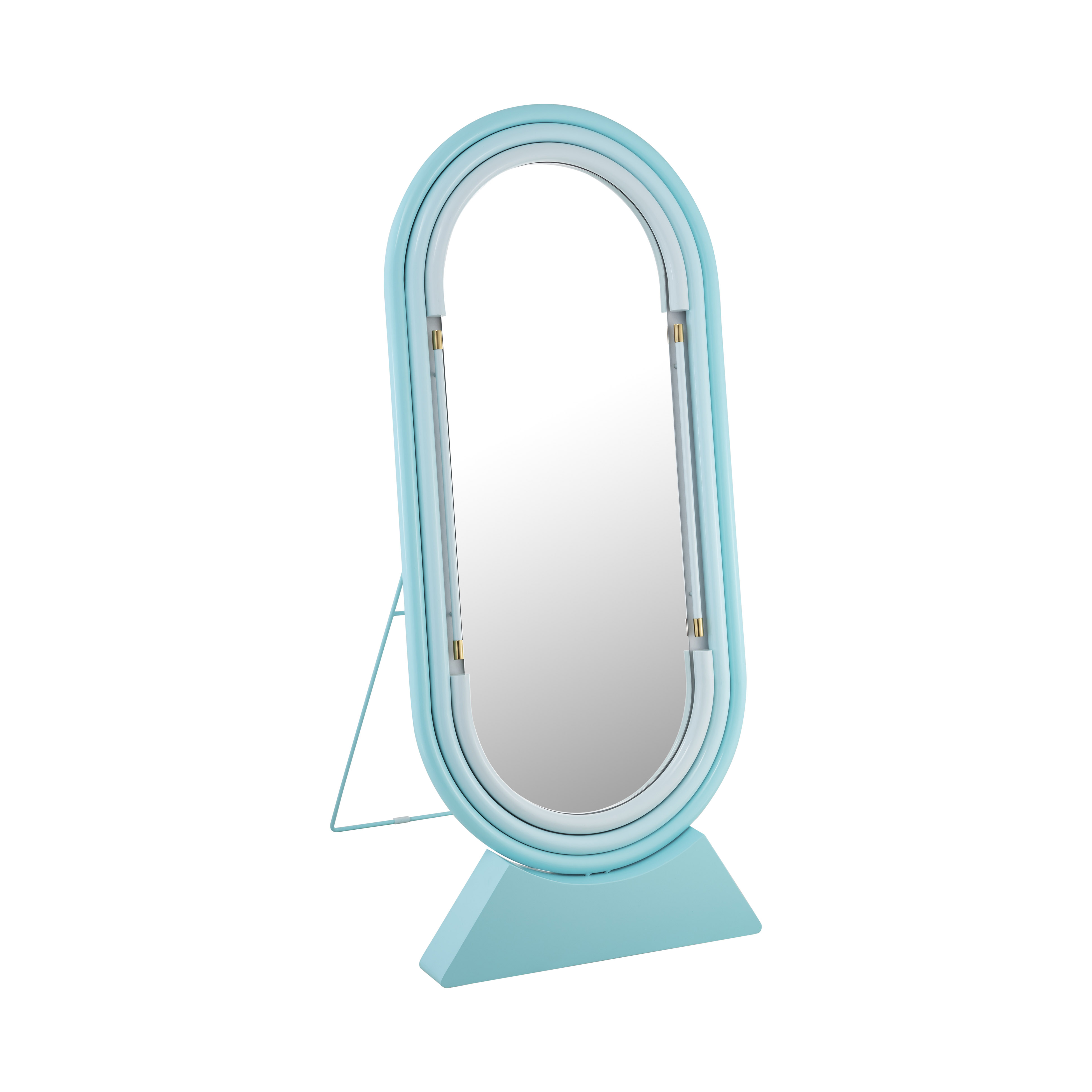 Neon Floor Mirror in Blue - TOV-C18420