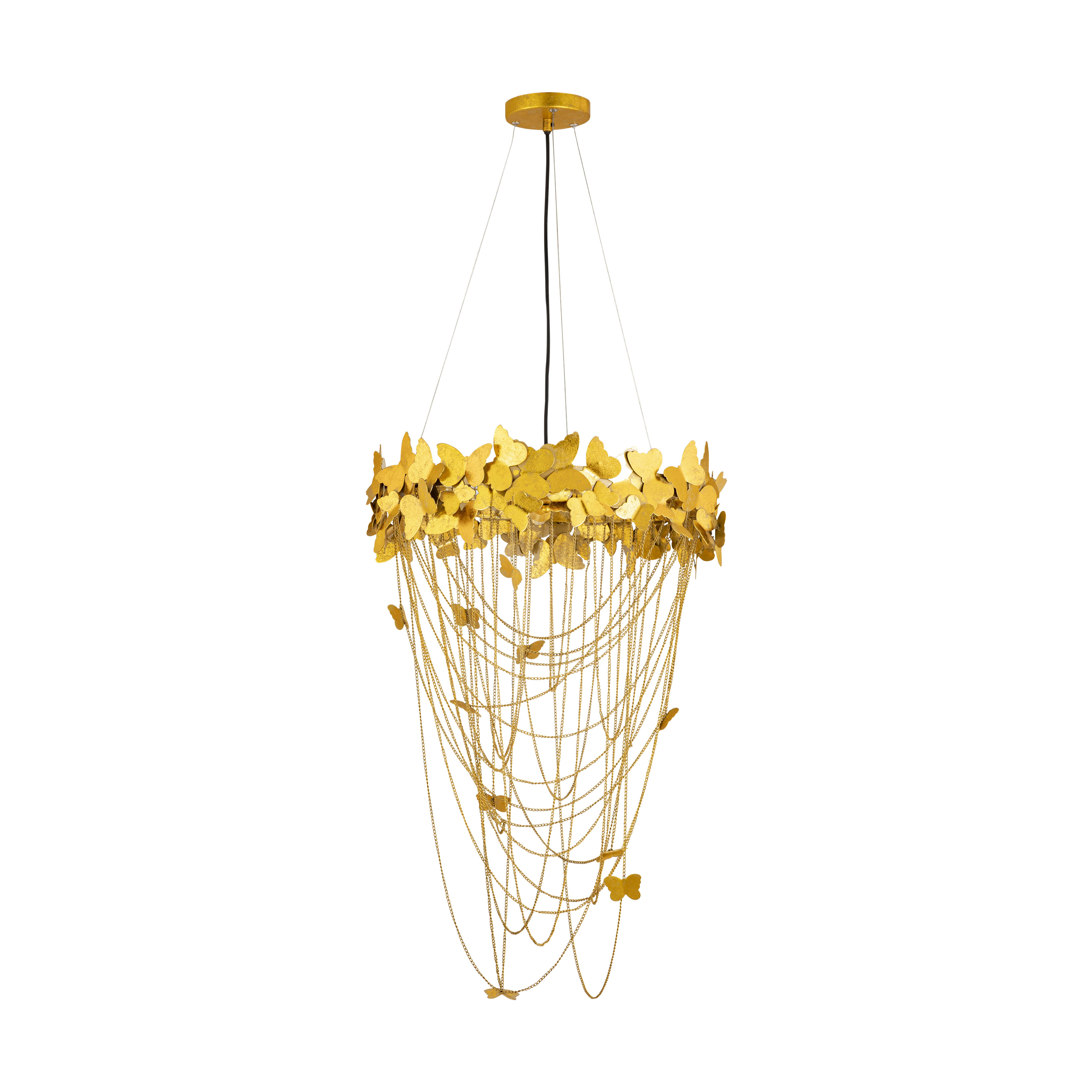 image of Butterfly Gold Chandelier with sku:TOV-G18412